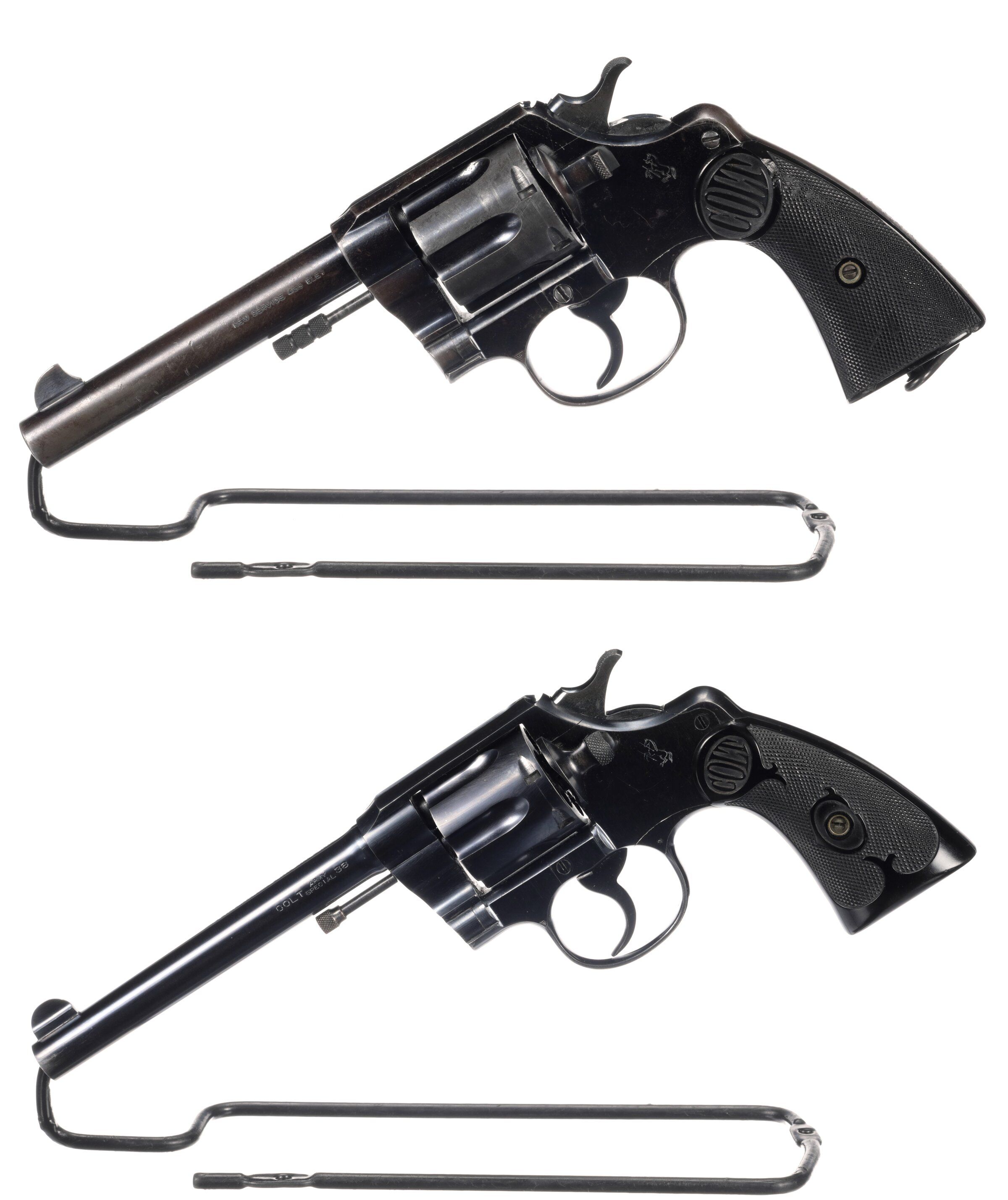 Two Colt Double Action Revolvers Rock Island Auction 