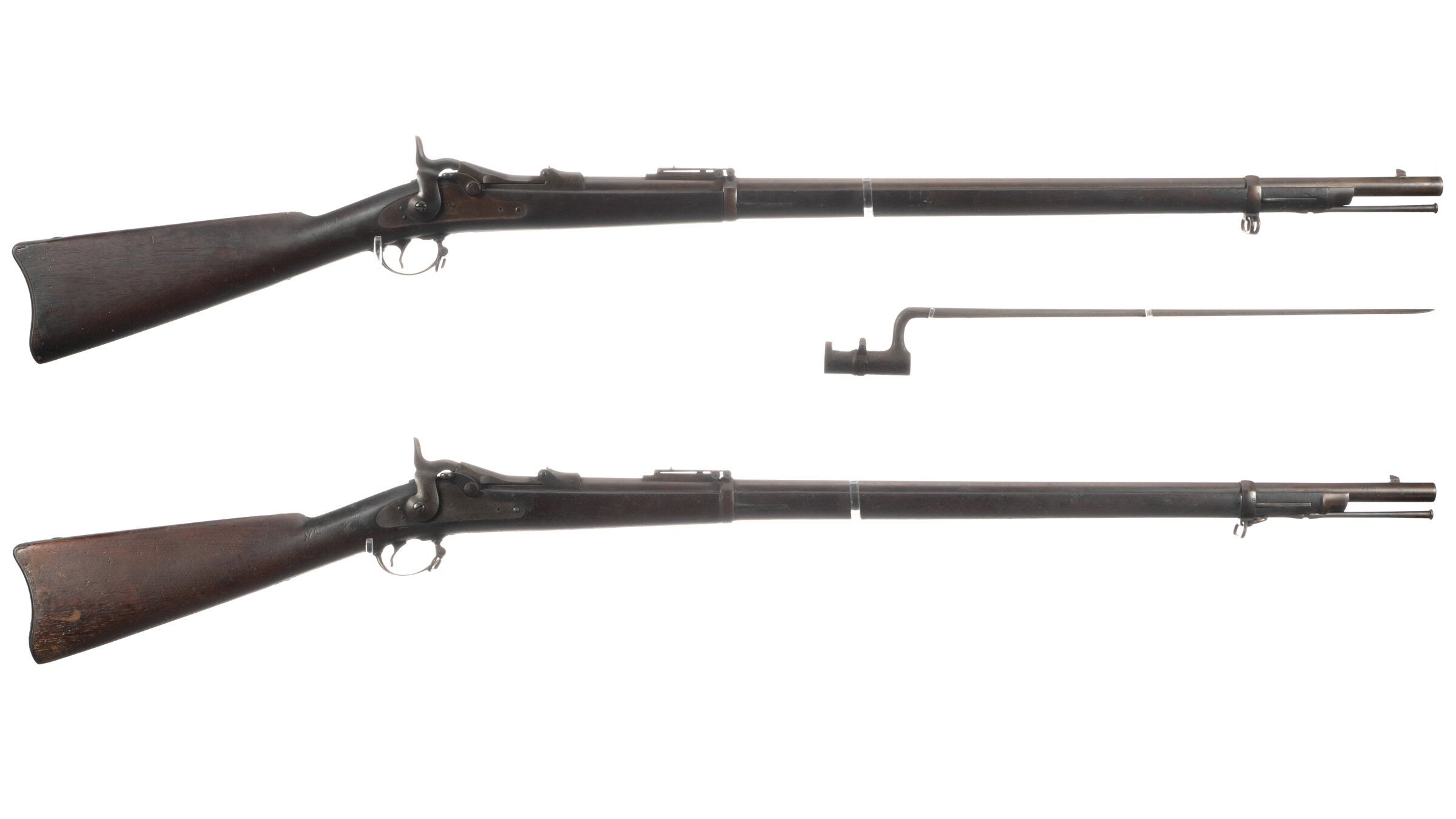 Two U.S. Springfield Armory Trapdoor Rifles | Rock Island Auction
