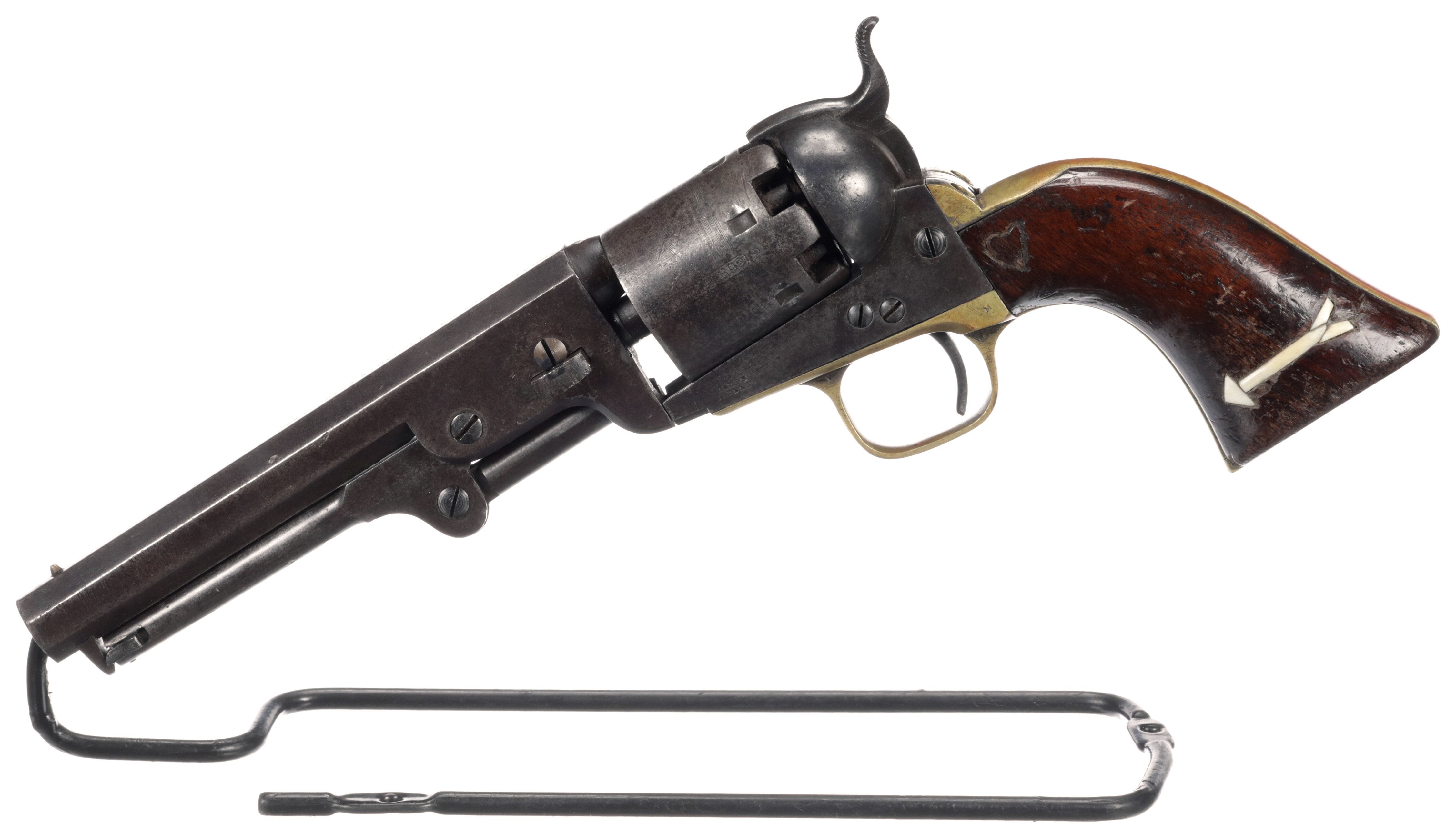 6 Inch Barrel Colt Model 1851 Navy Percussion Revolver | Rock Island ...