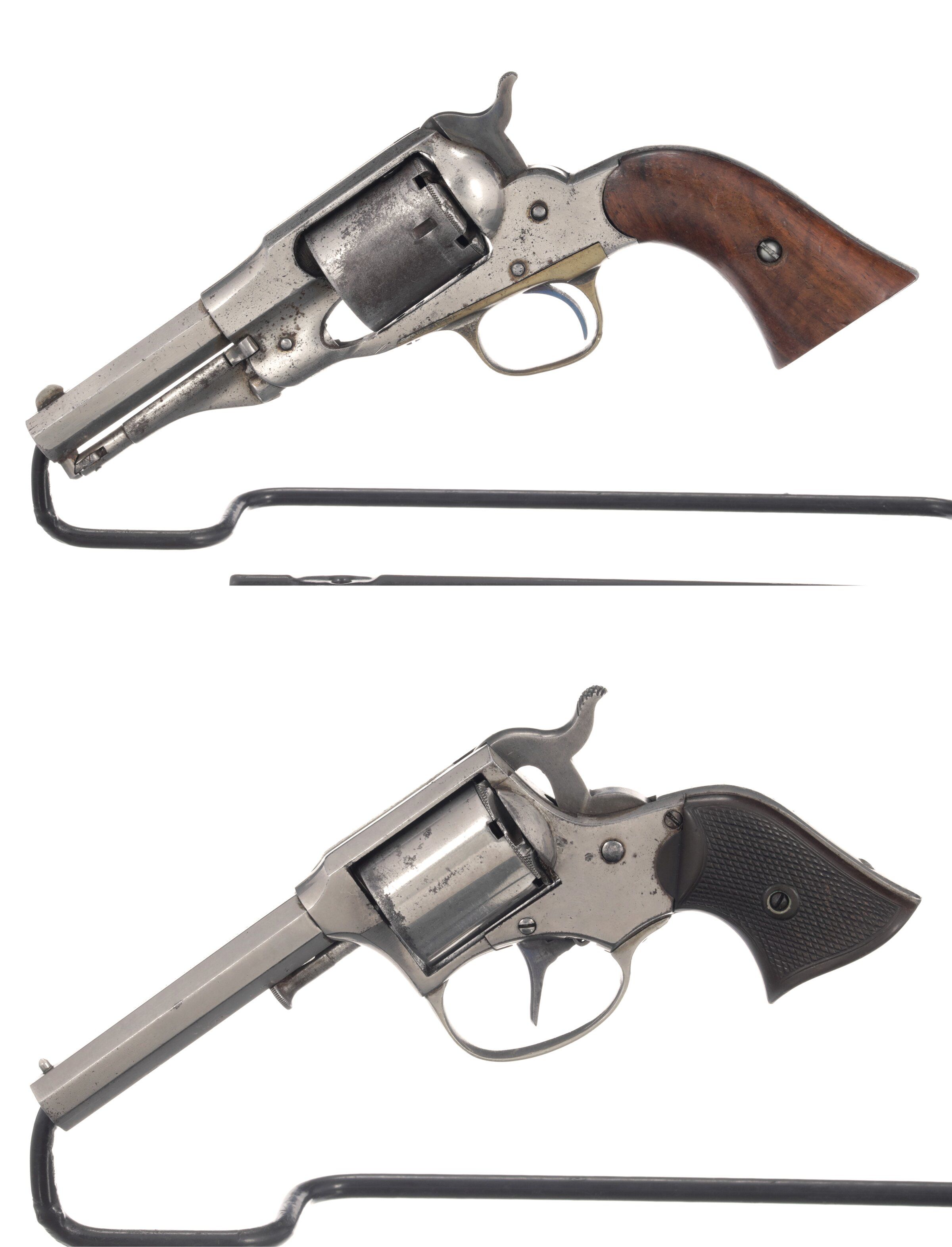 Two E. Remington & Sons Cartridge Conversion Revolvers Rock Island