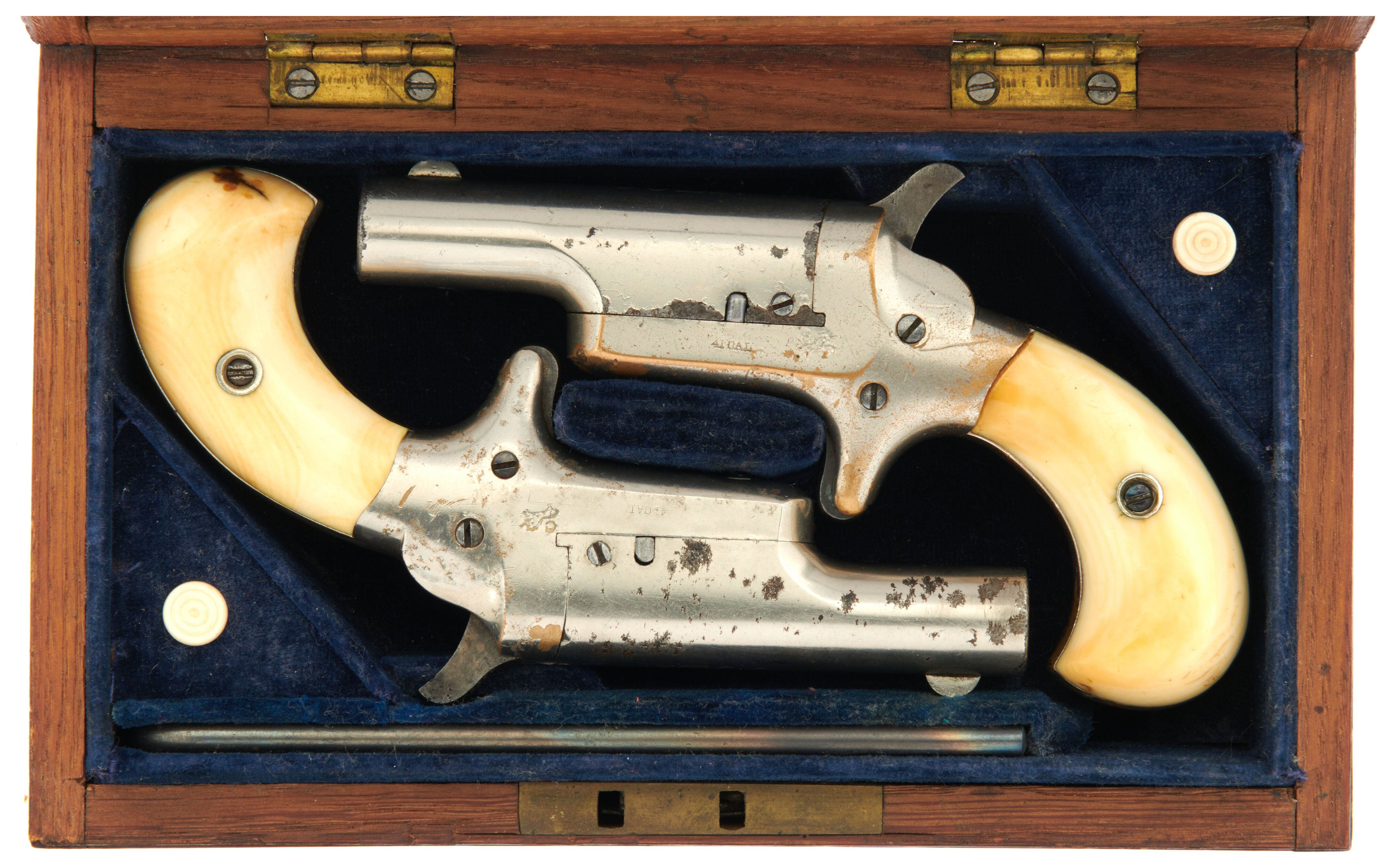 London Agency Cased Pair of Colt Third Model 