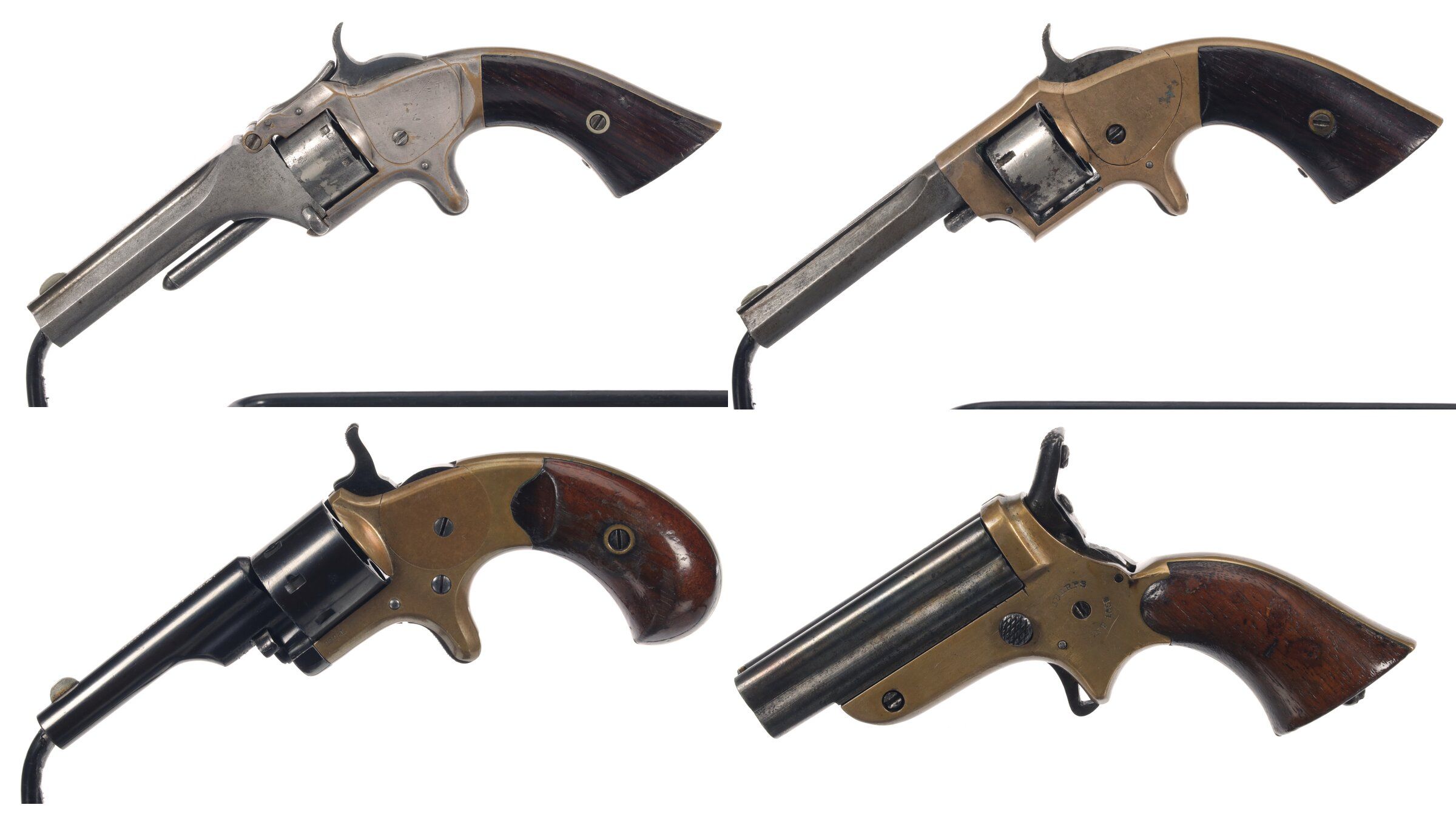 Four Antique Rimfire Pocket Pistols | Rock Island Auction