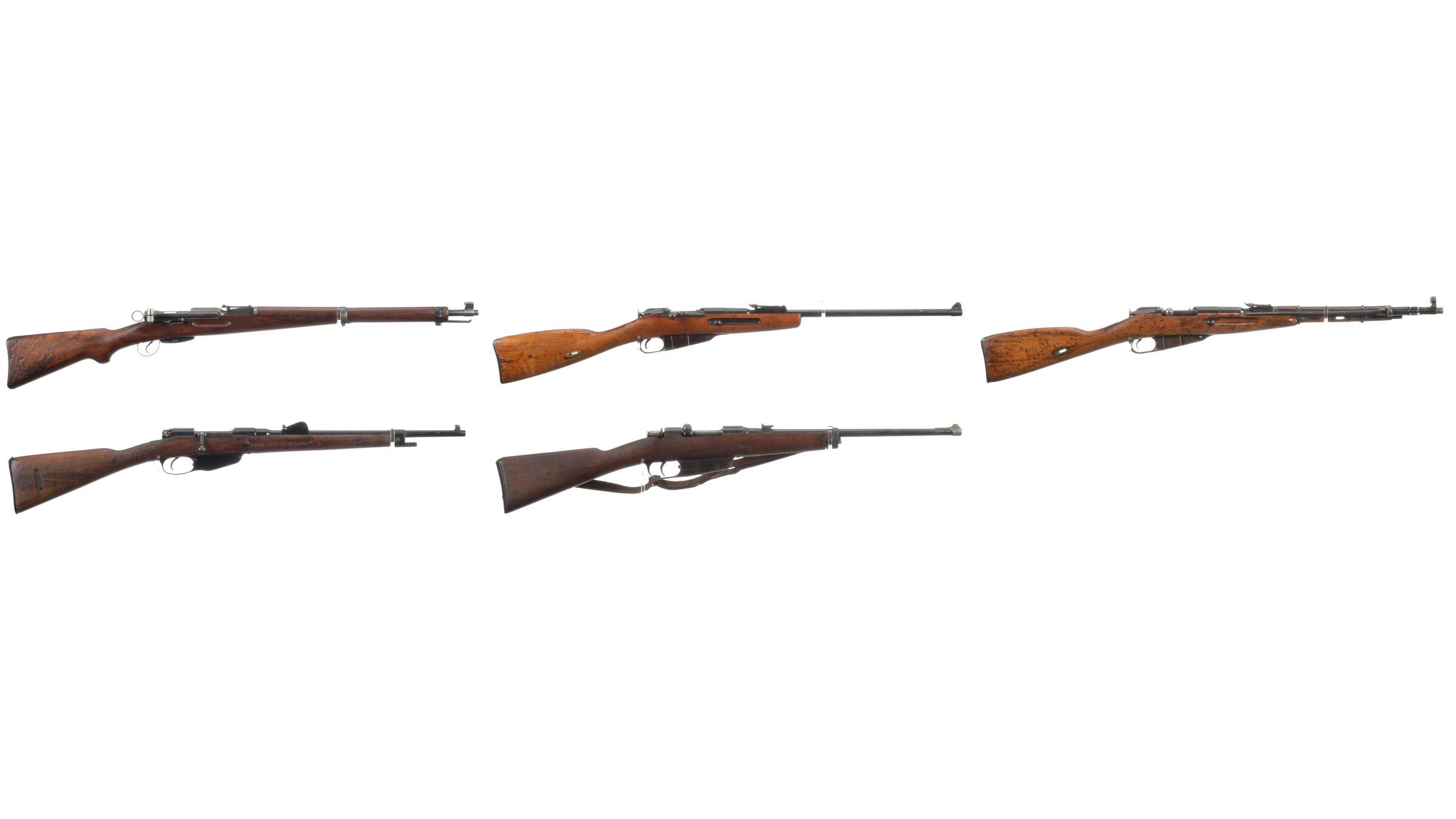 Five Military Pattern Bolt Action Rifles | Rock Island Auction