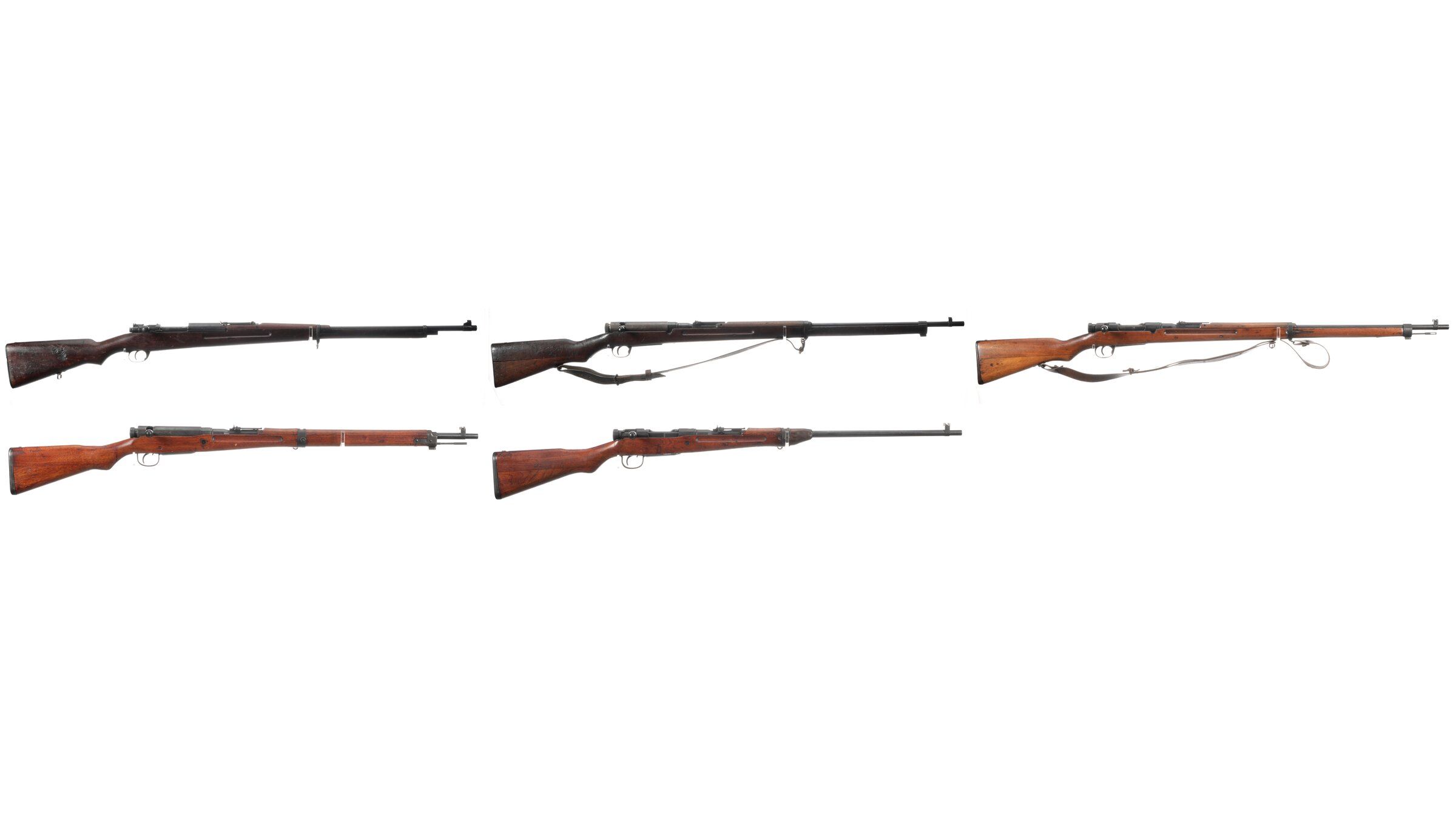 Five Asian Military Pattern Bolt Action Rifles | Rock Island Auction