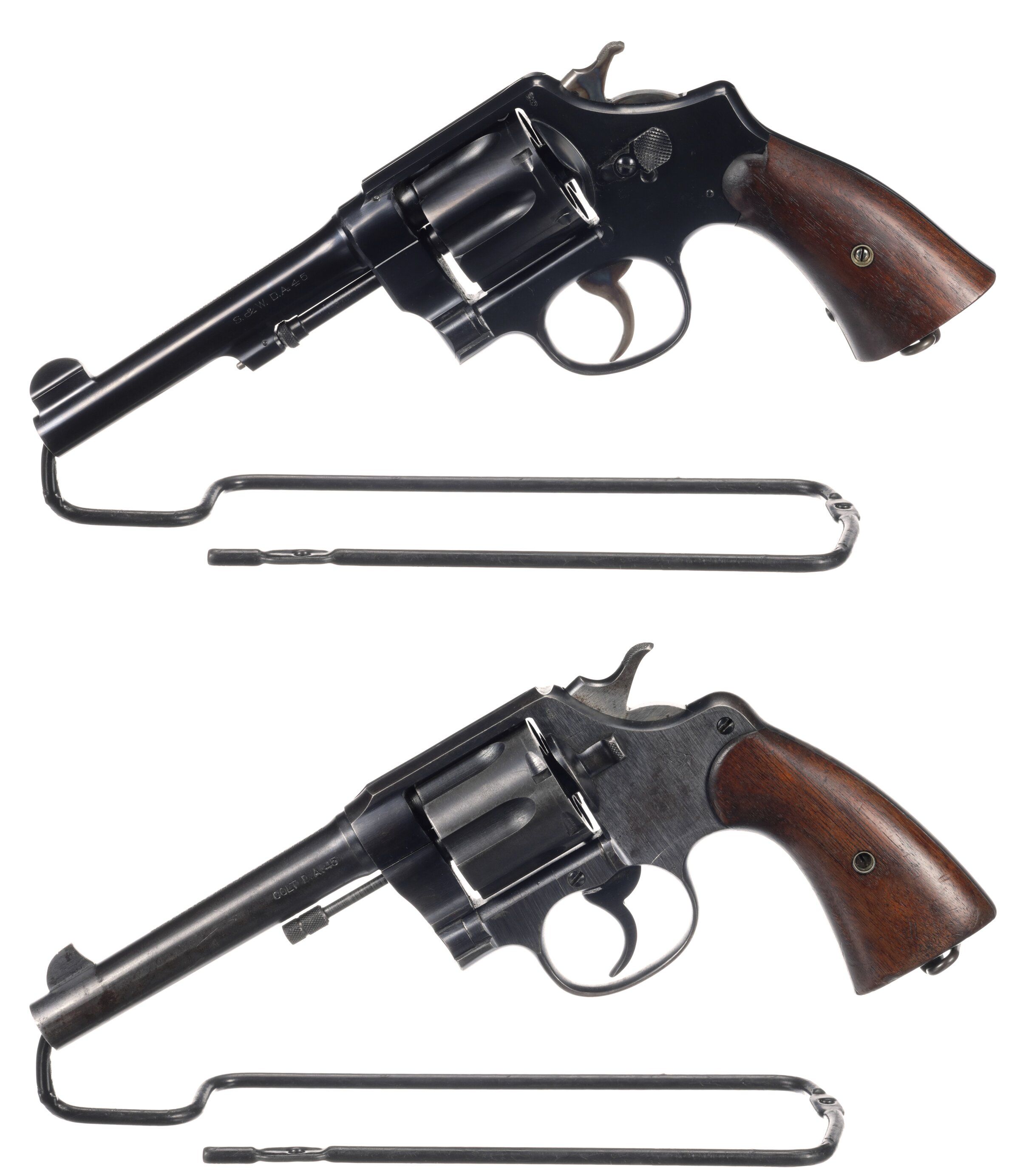 Two U.S. Model 1917 Double Action Revolvers | Rock Island Auction