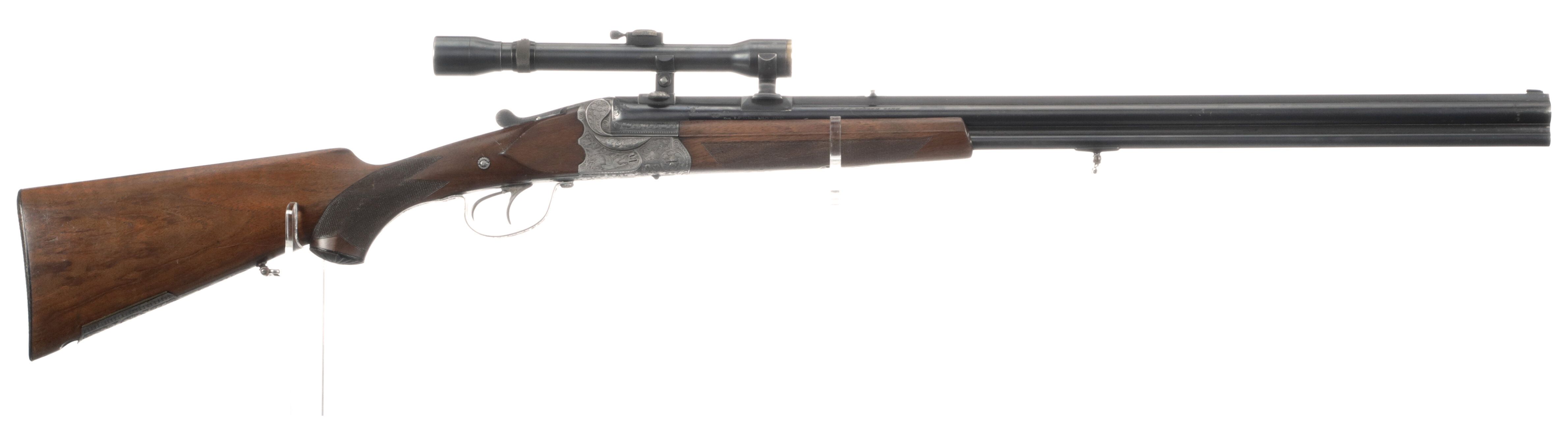 Emil Kerner & Sohn Over/Under Combination Gun with Scope Rock Island