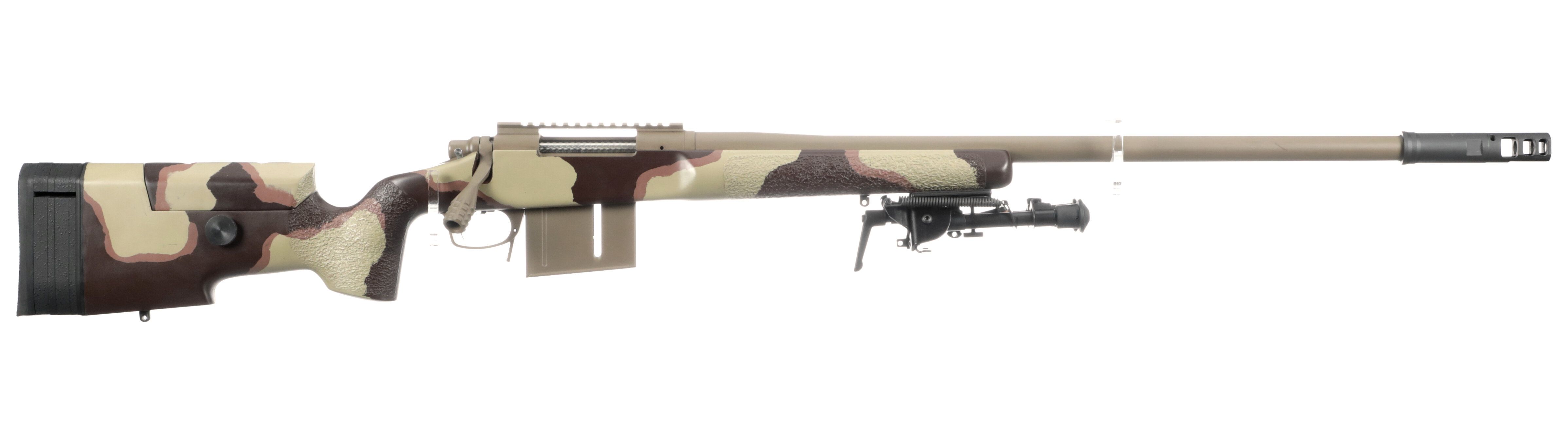 Custom Remington Model 700 Bolt Action Rifle in .338 RUM | Rock Island ...