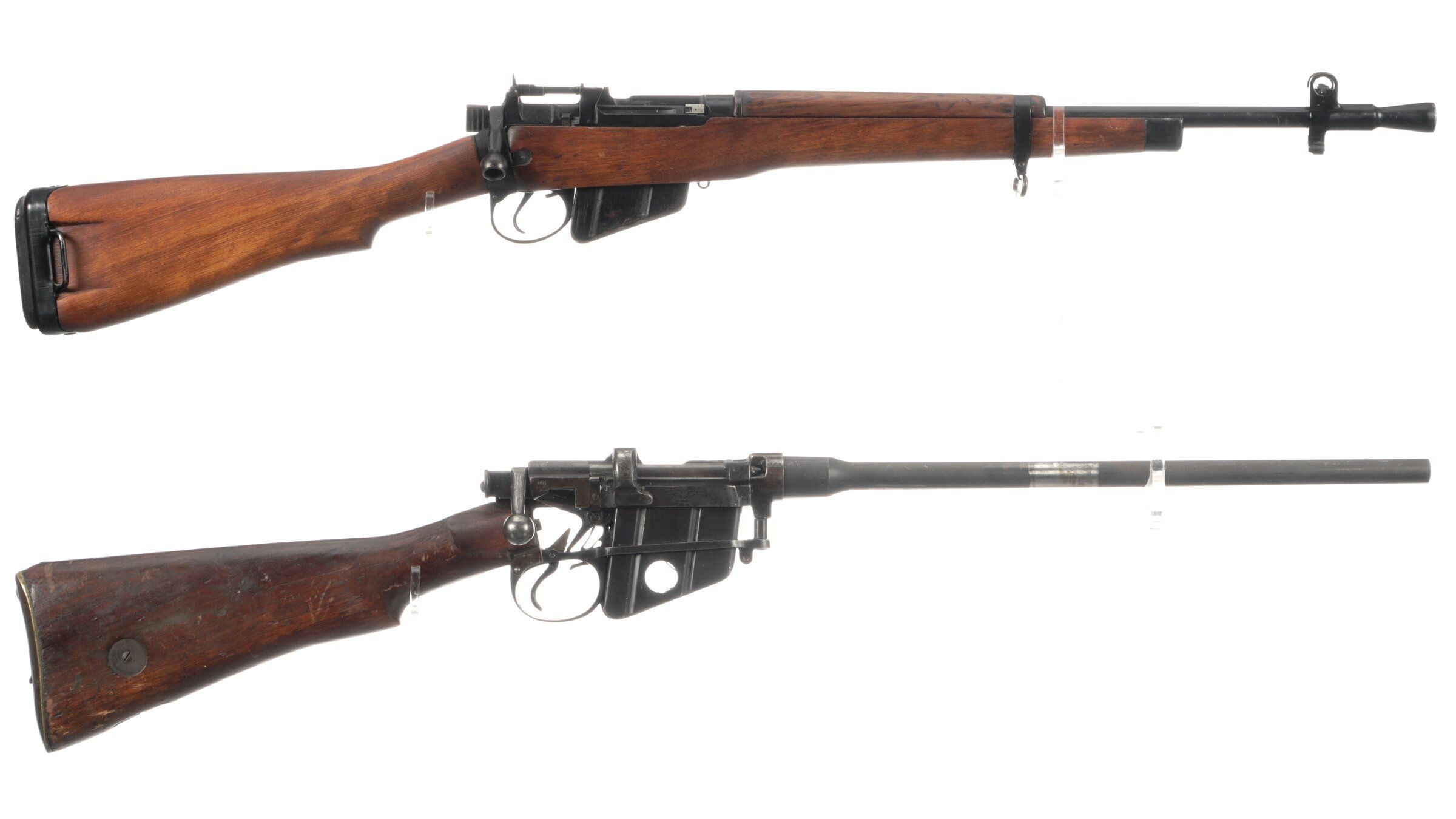 Two Lee-Enfield Pattern British Military Bolt Action Rifles | Rock ...