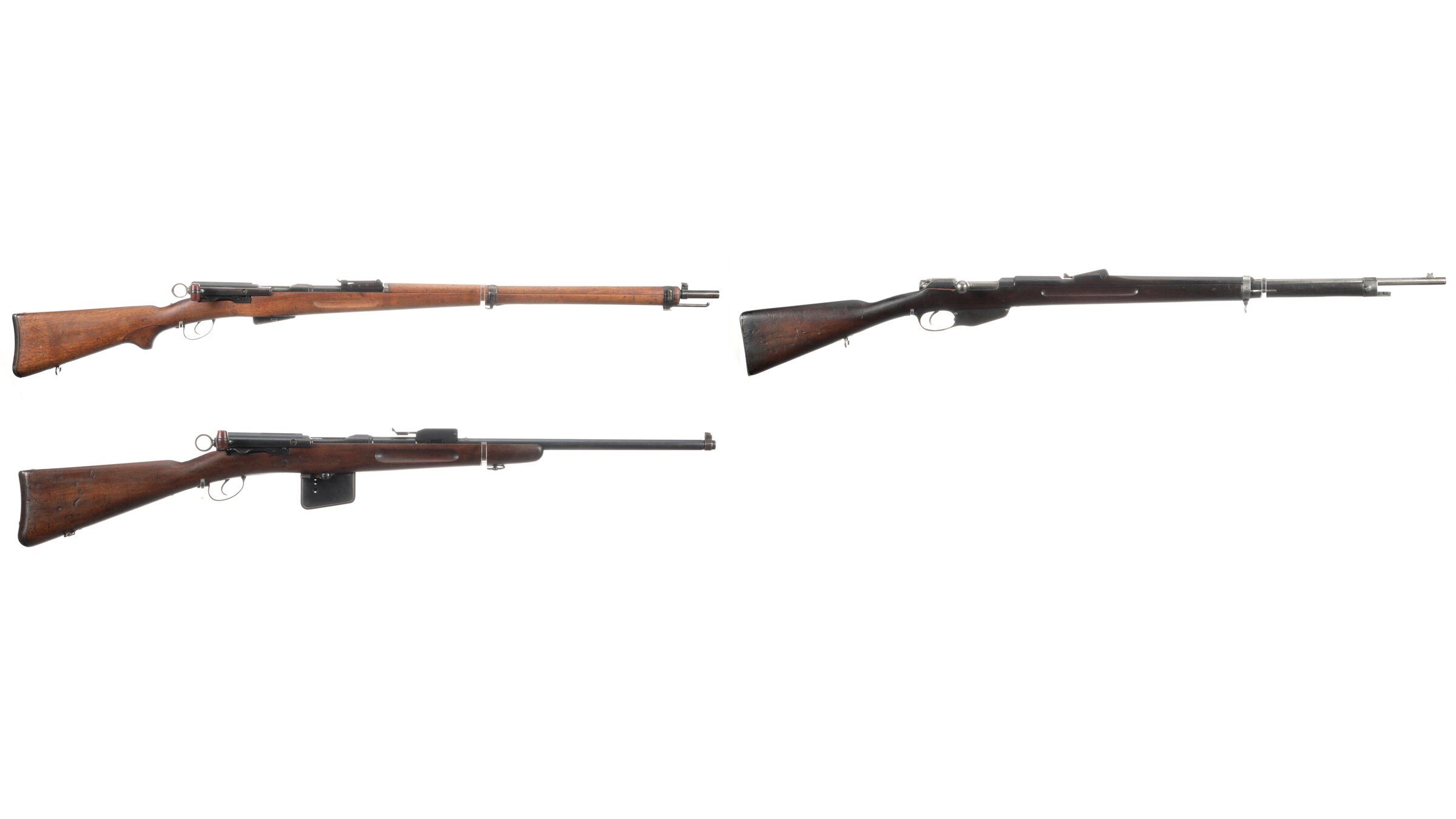 Three European Military Pattern Bolt Action Rifles | Rock Island Auction