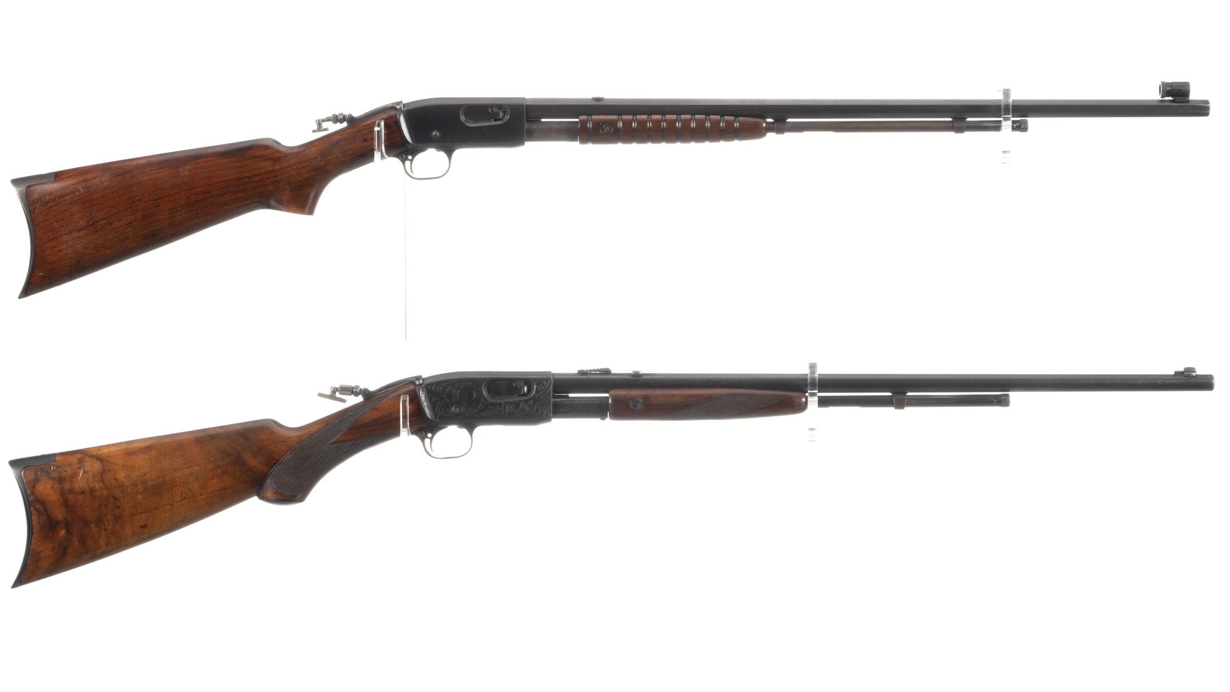 Two Remington Model 12 Slide Action Rifles | Rock Island Auction