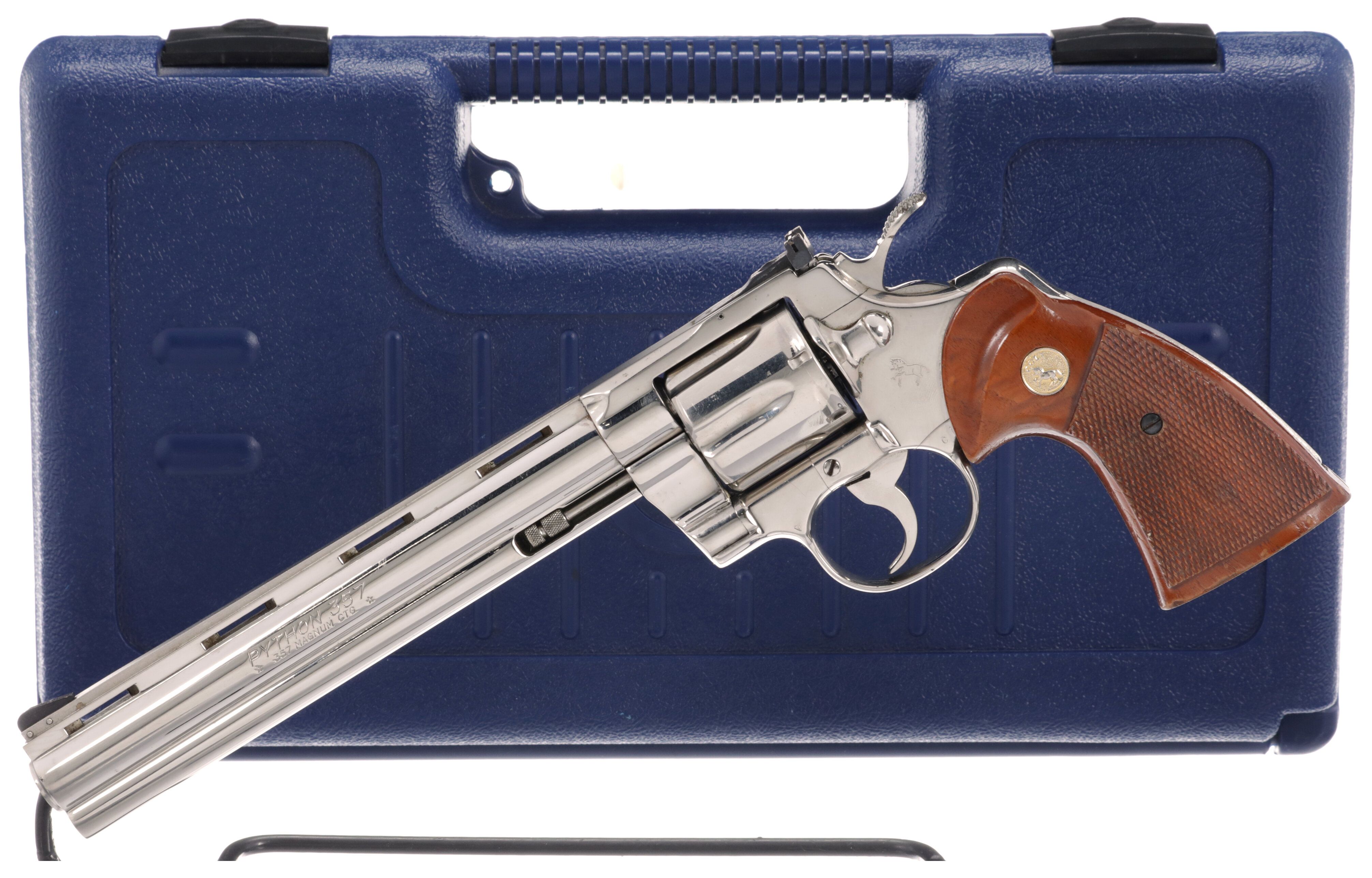 Colt Python Double Action Revolver with Case | Rock Island Auction