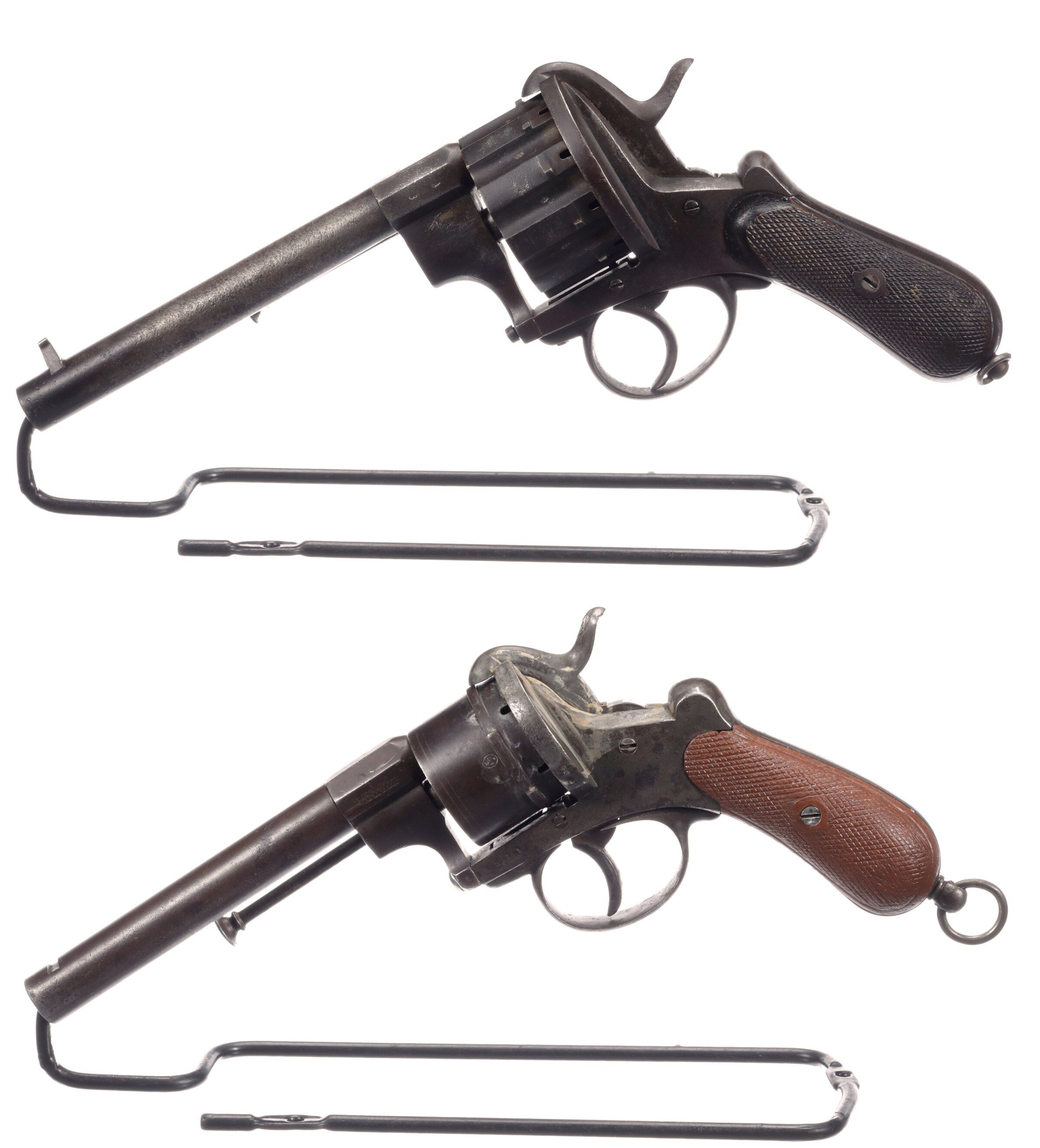 Two European Double Action Pinfire Revolvers Rock Island Auction 4913