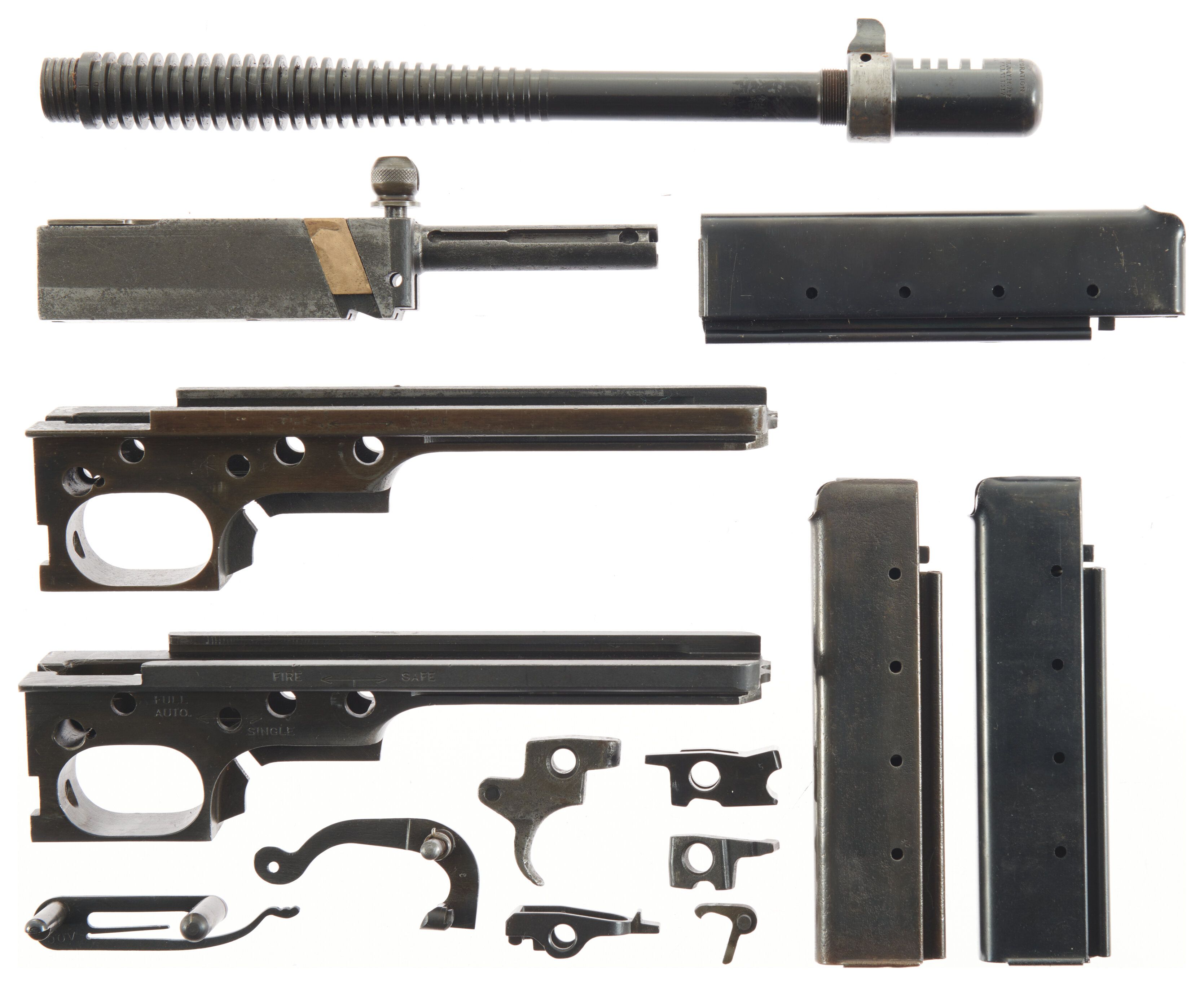 Grouping of Thompson Submachine Gun Parts | Rock Island Auction