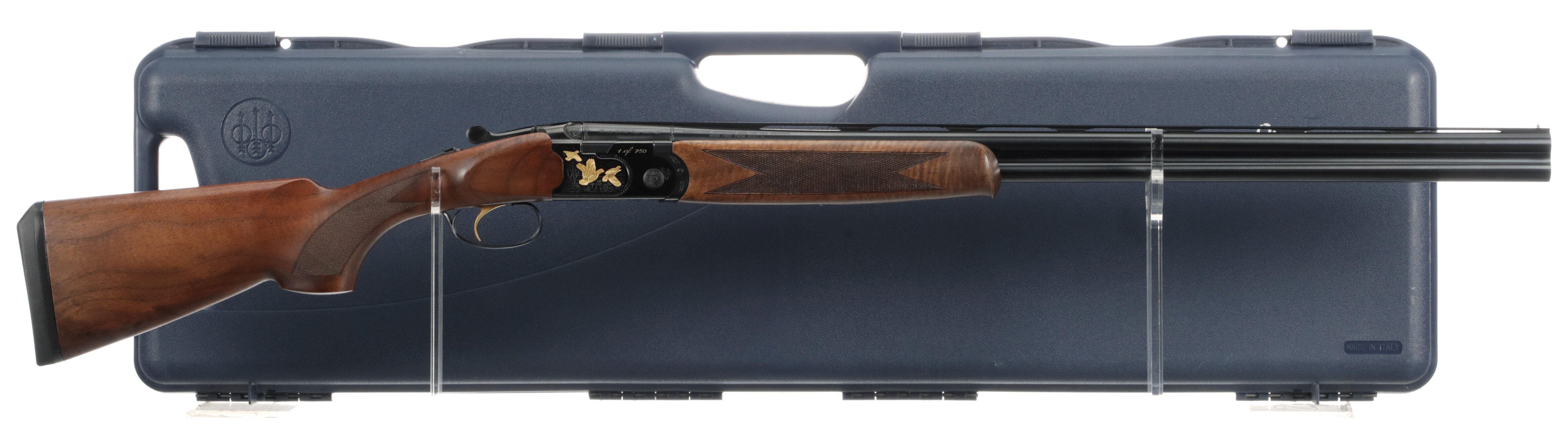 Engraved Beretta 28 Ga Model 686 Covey "Quail Unlimited" Shotgun | Rock