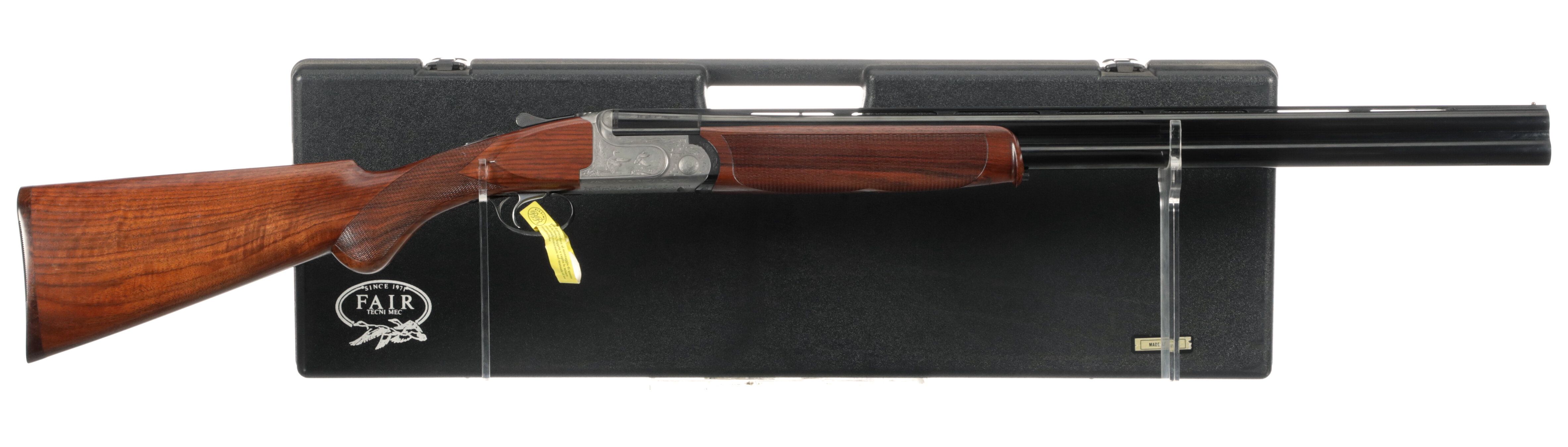 Signed and Engraved Rizzini Aurum Teutonic Shotgun with Case | Rock ...