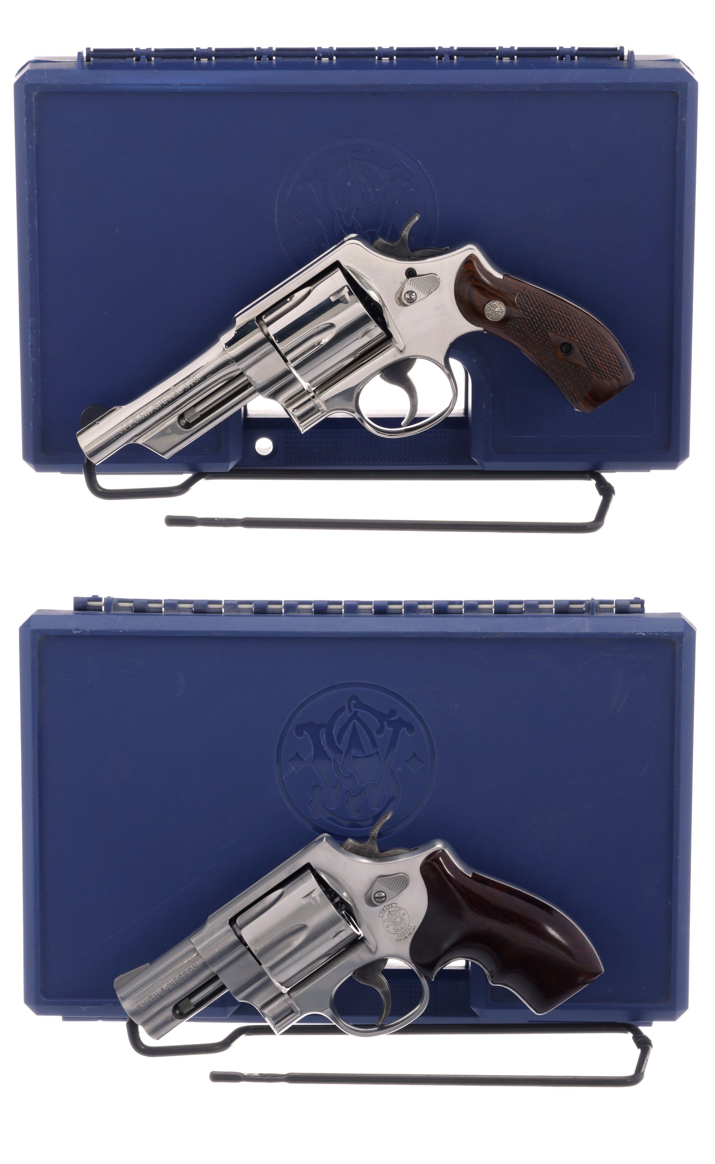 Two Smith & Wesson Double Action Revolvers with Cases Rock Island Auction