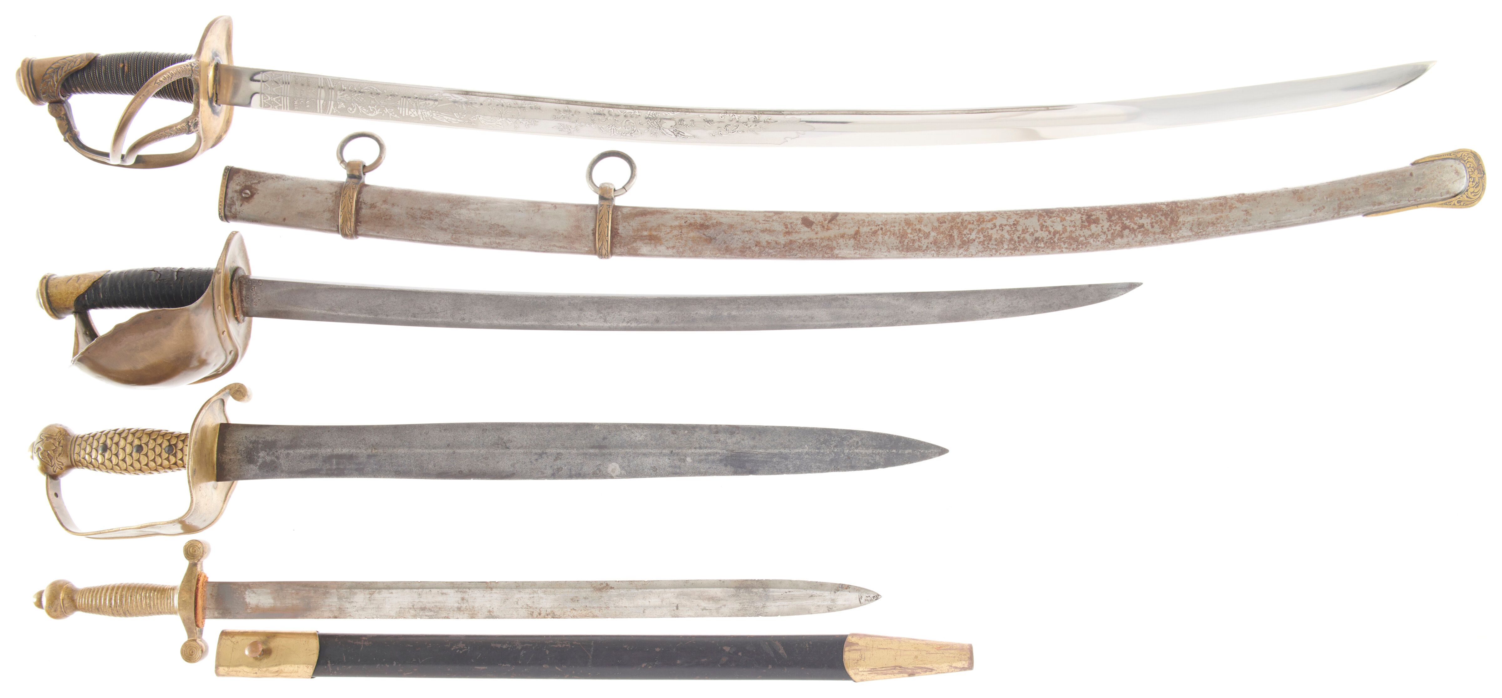 Four U.S. Military Pattern Swords | Rock Island Auction