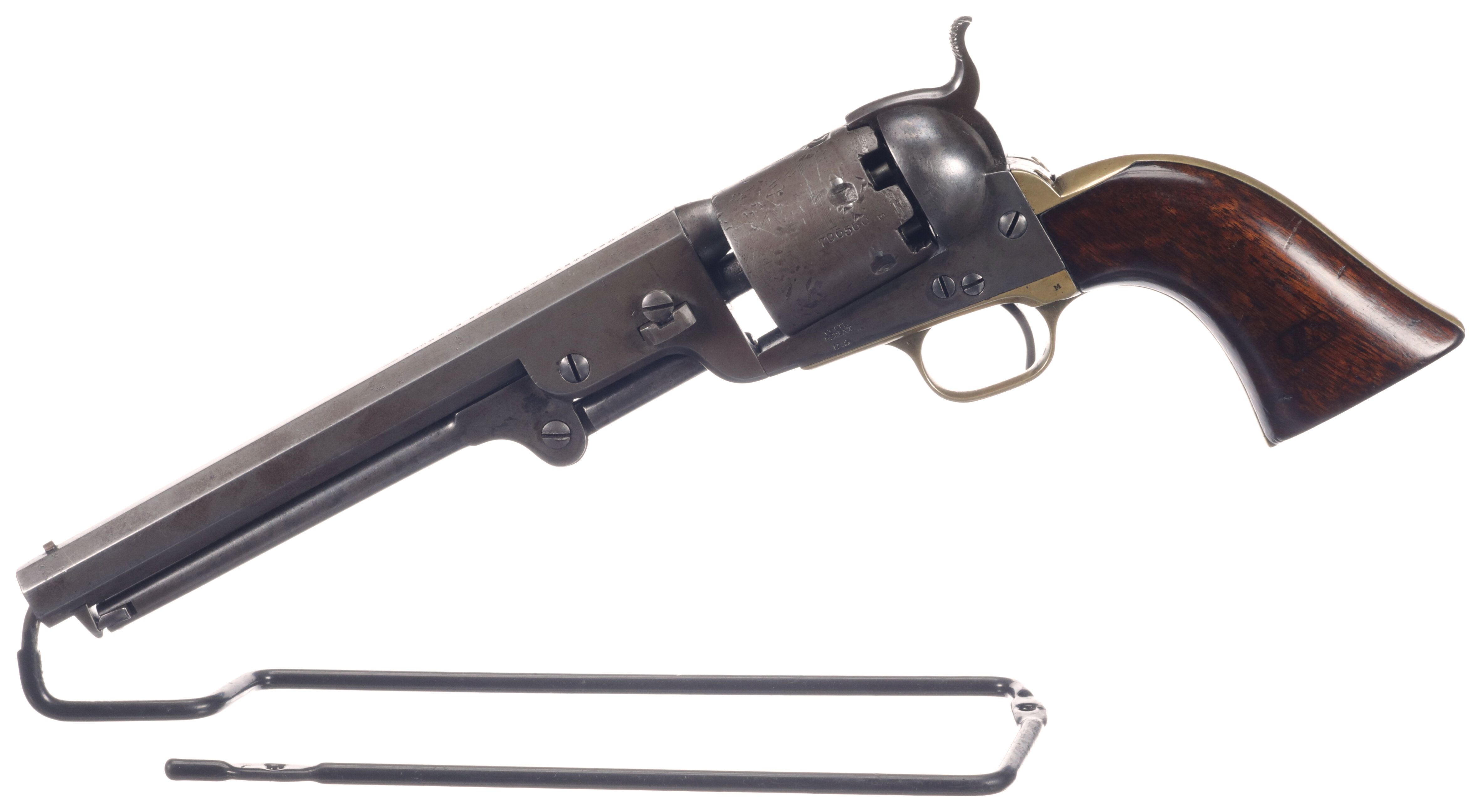 Us Marked Colt Model 1851 Navy Percussion Revolver Rock Island Auction 