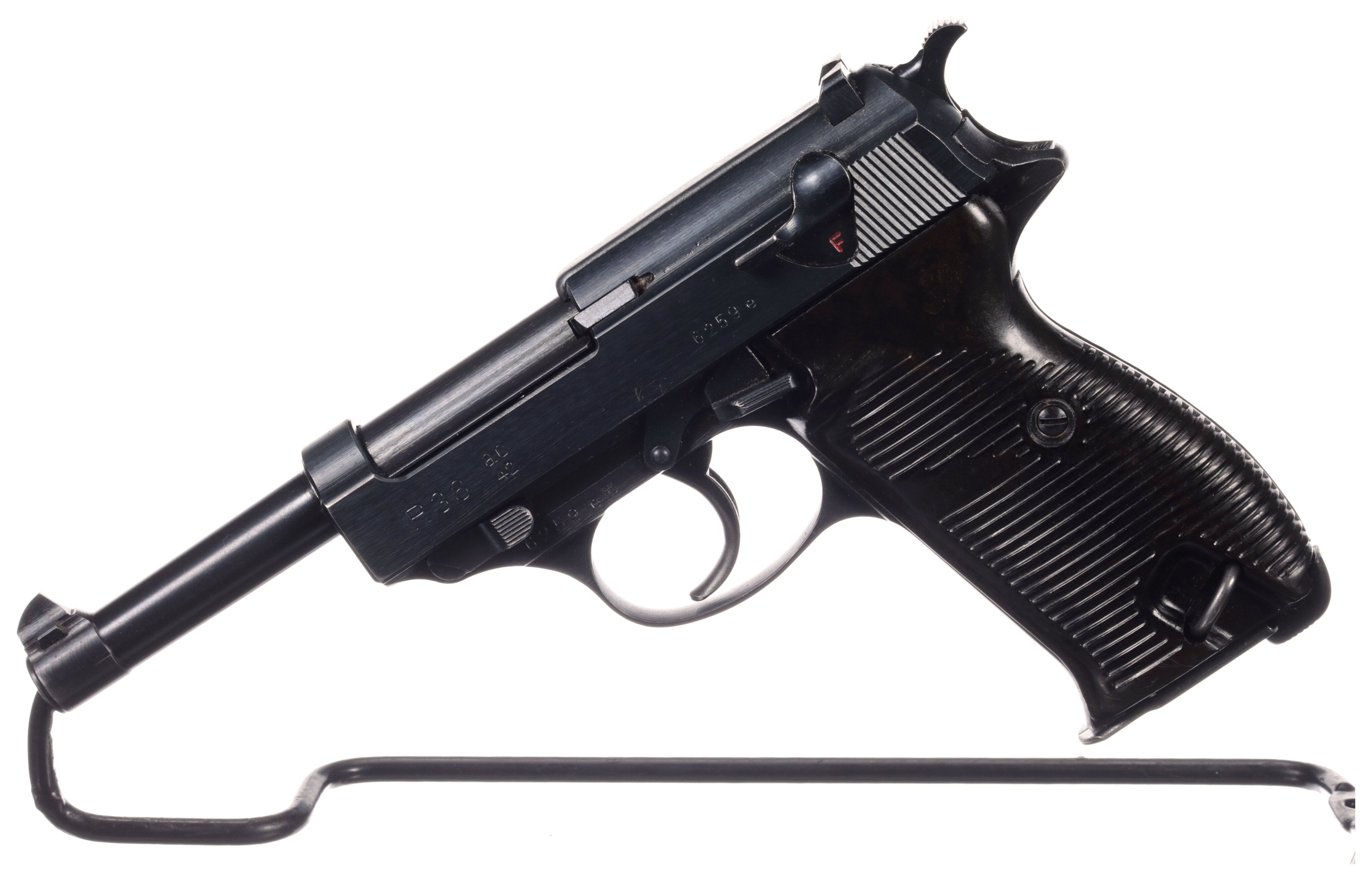 Walther Ac42 P38 Semi Automatic Pistol Rock Island Auction 5121