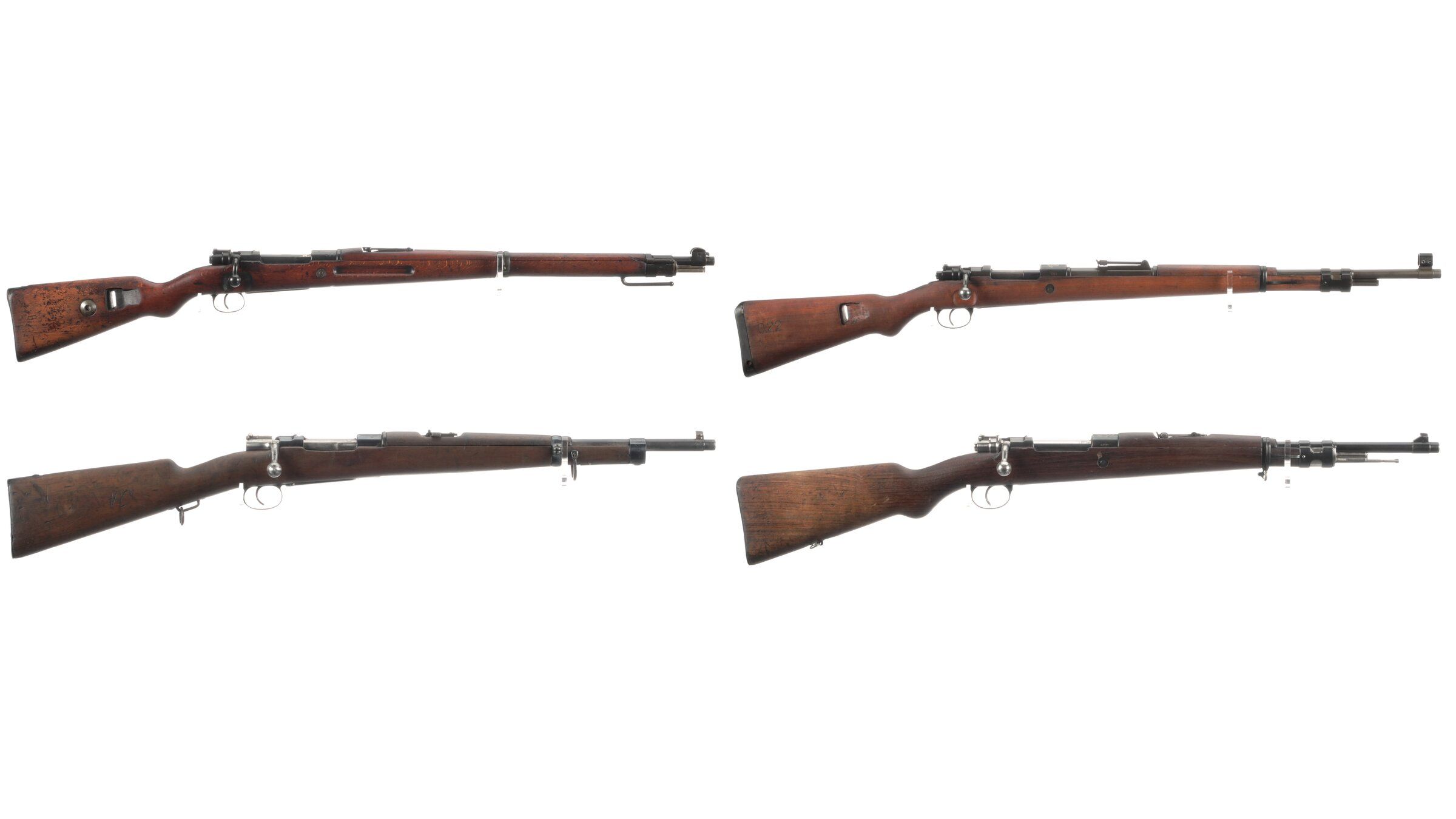 Four Mauser Pattern Military Bolt Action Rifles | Rock Island Auction