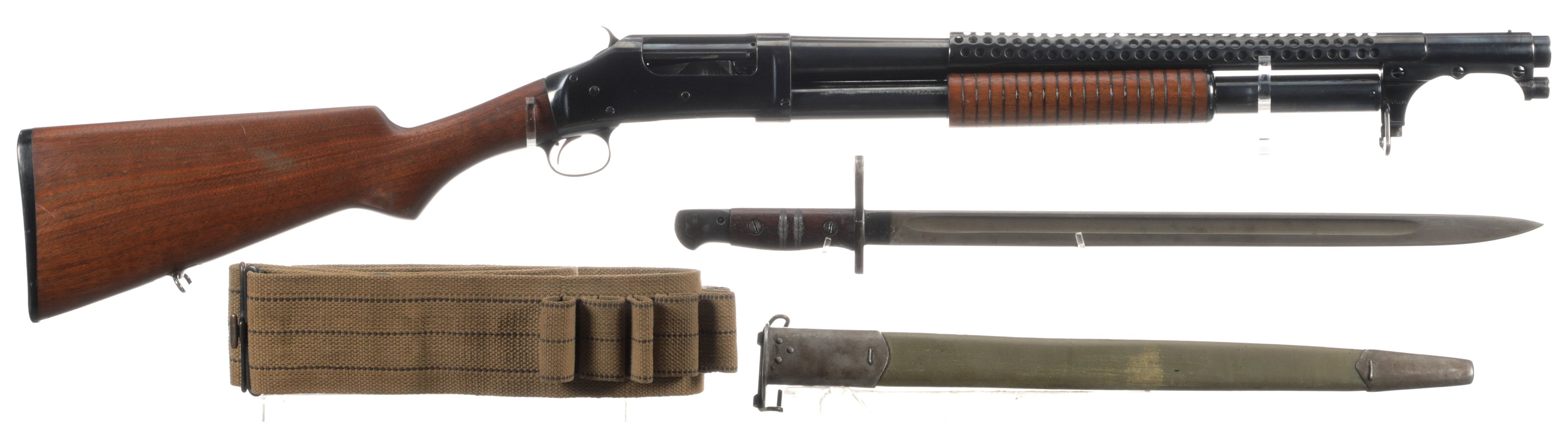 Winchester Model 1897 Trench Shotgun with Bayonet | Rock Island Auction