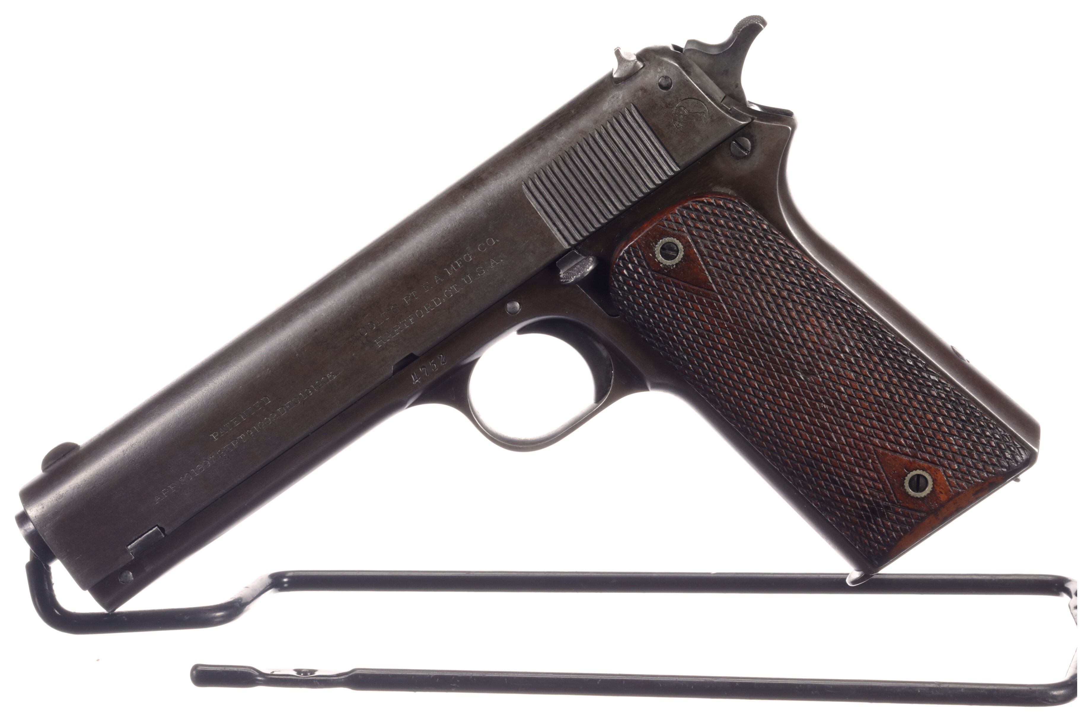 Colt Model 1905 Semi Automatic Pistol Rock Island Auction 6041