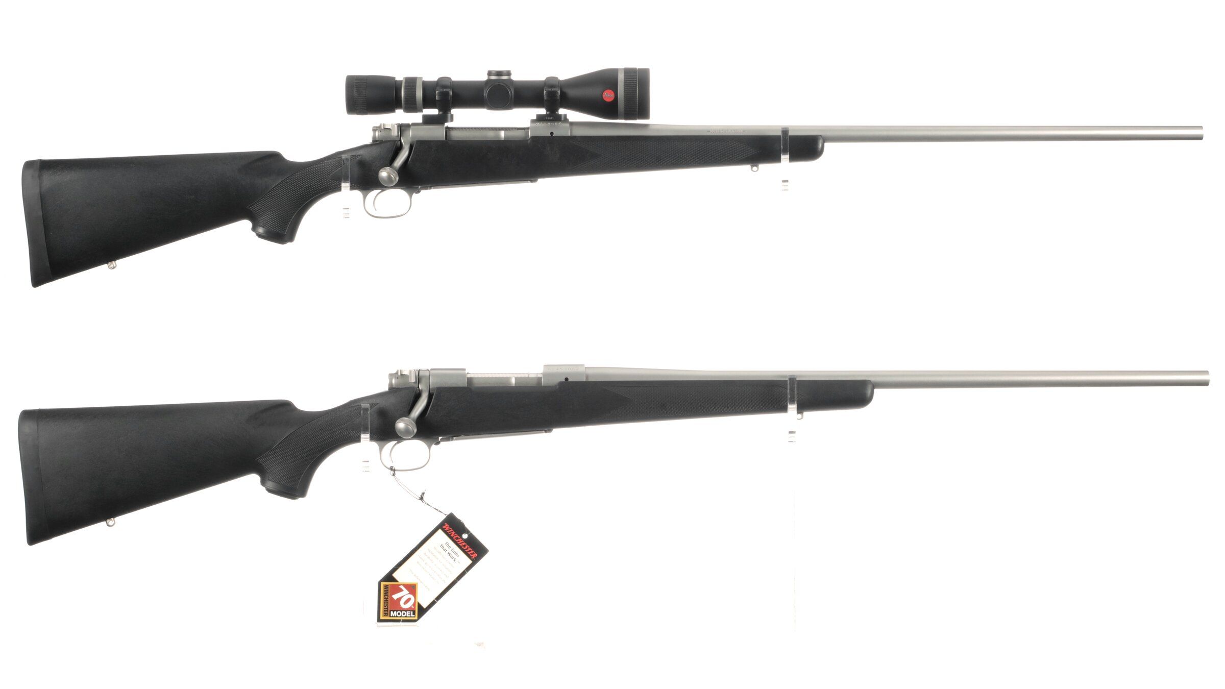 Two Winchester Model 70 Bolt Action Rifles Rock Island Auction