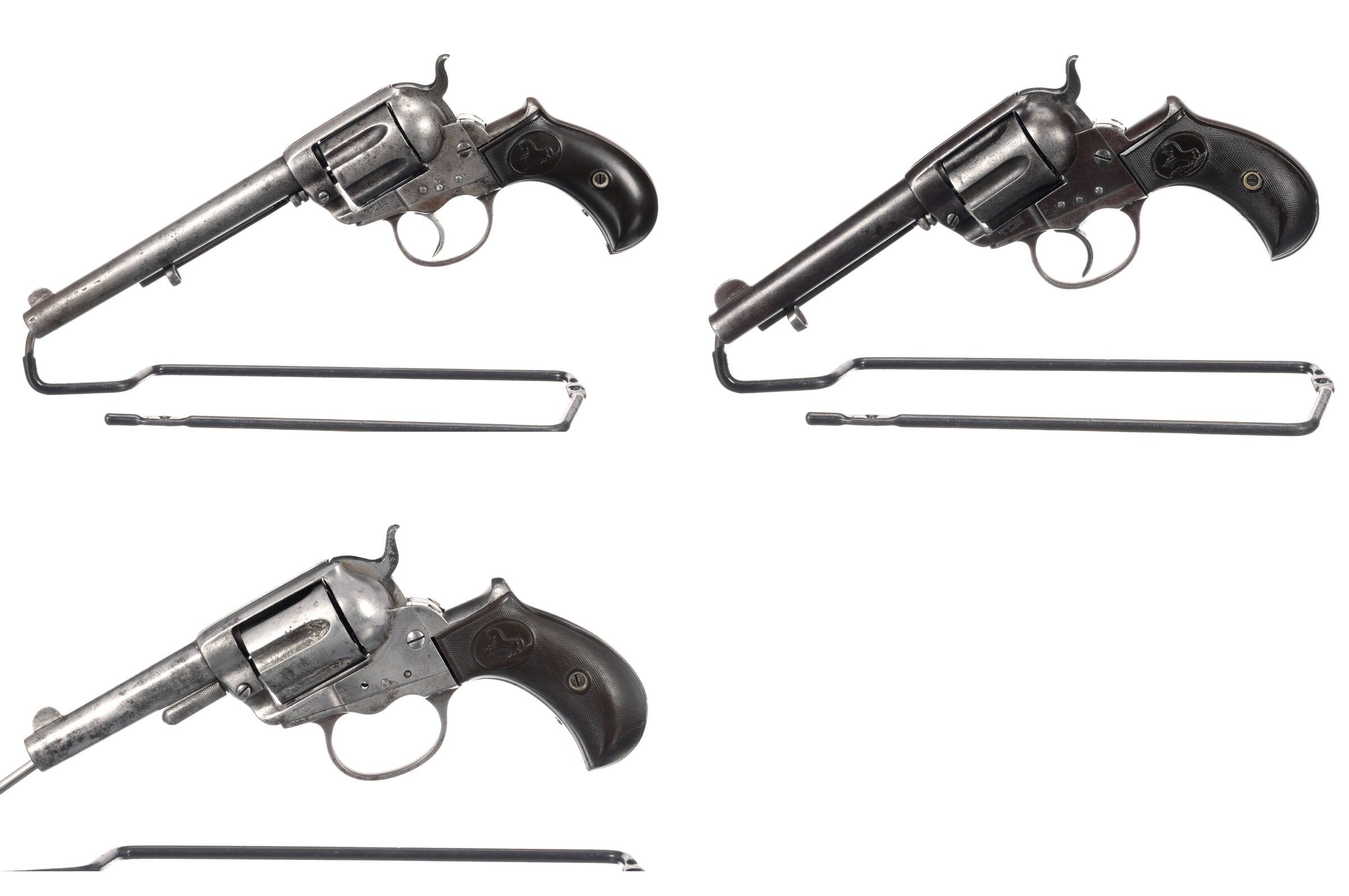 Three Colt Model 1877 Double Action Revolvers Rock Island Auction
