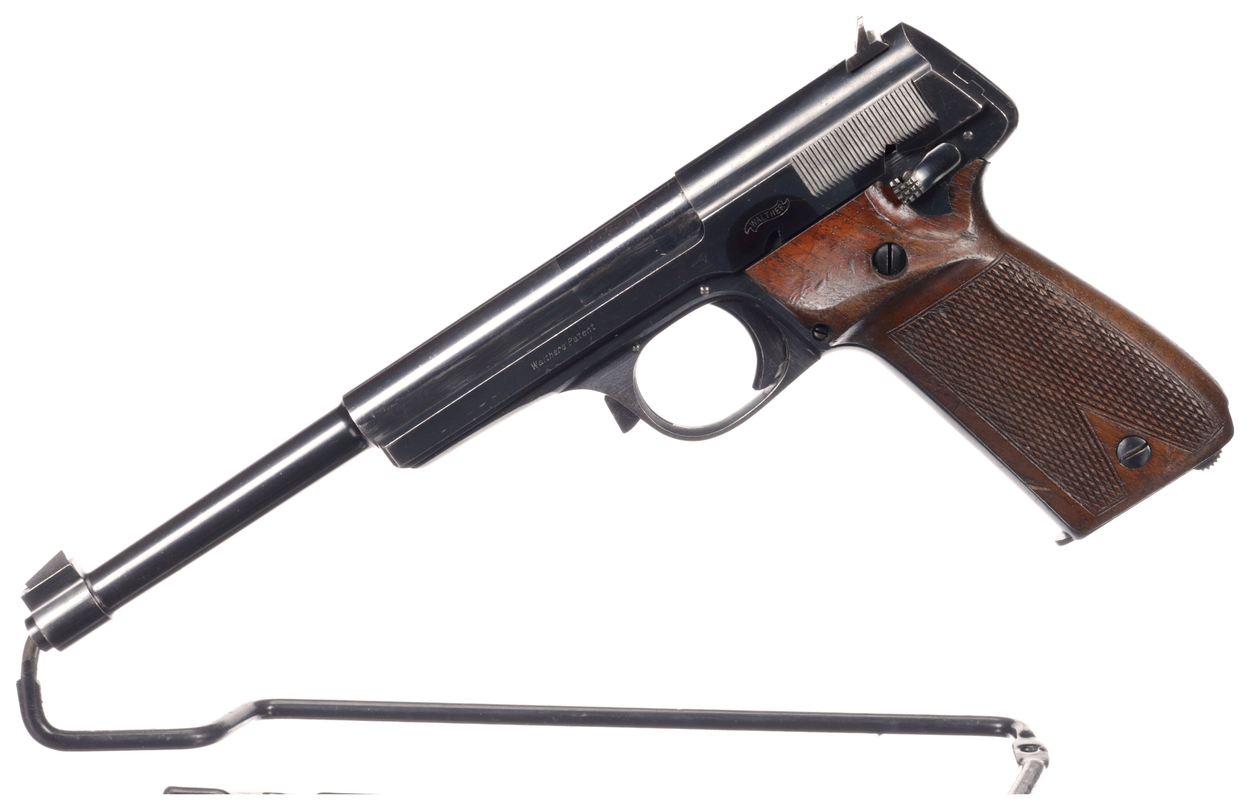 Walther Olympia SemiAutomatic Target Pistol Rock Island Auction