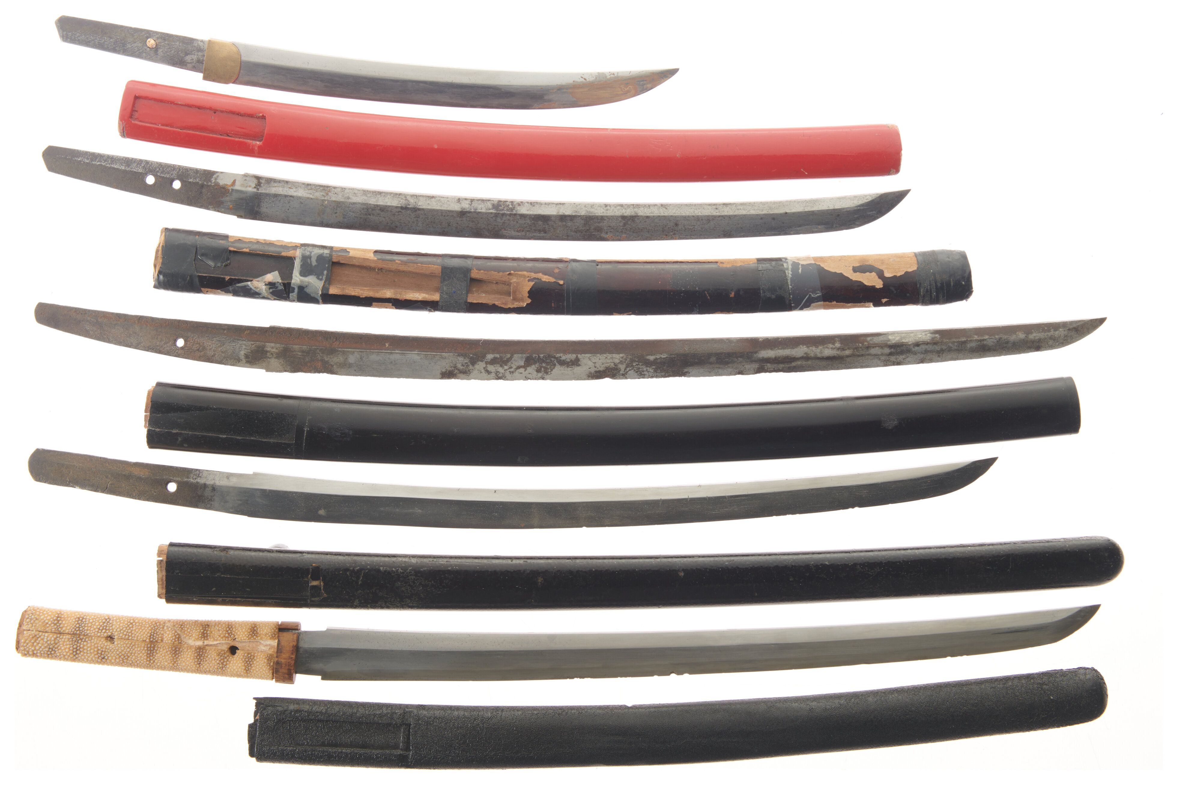 five-japanese-blades-two-signed-rock-island-auction