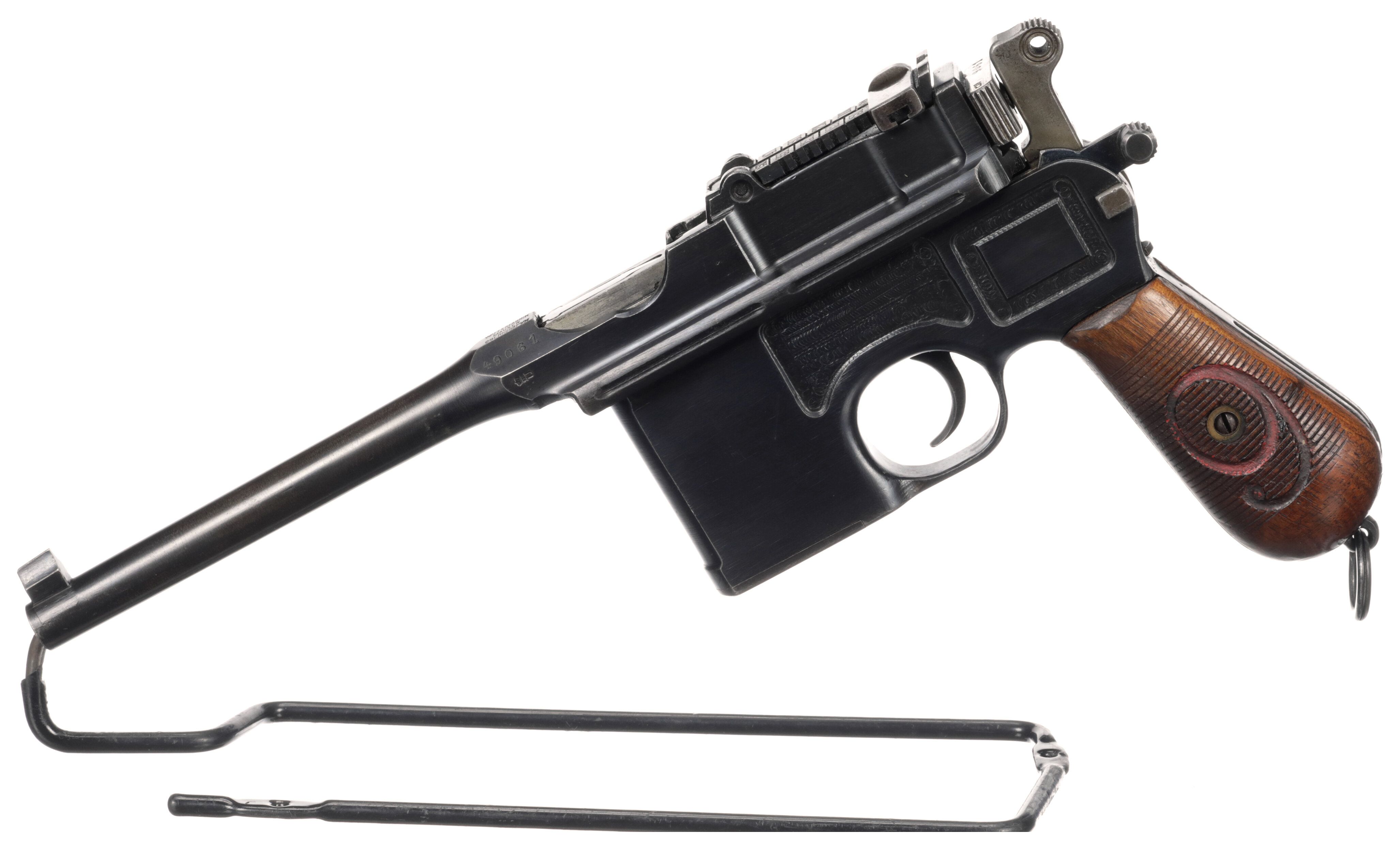German Mauser Broomhandle Pistol with Shoulder Stock Rock Island Auction