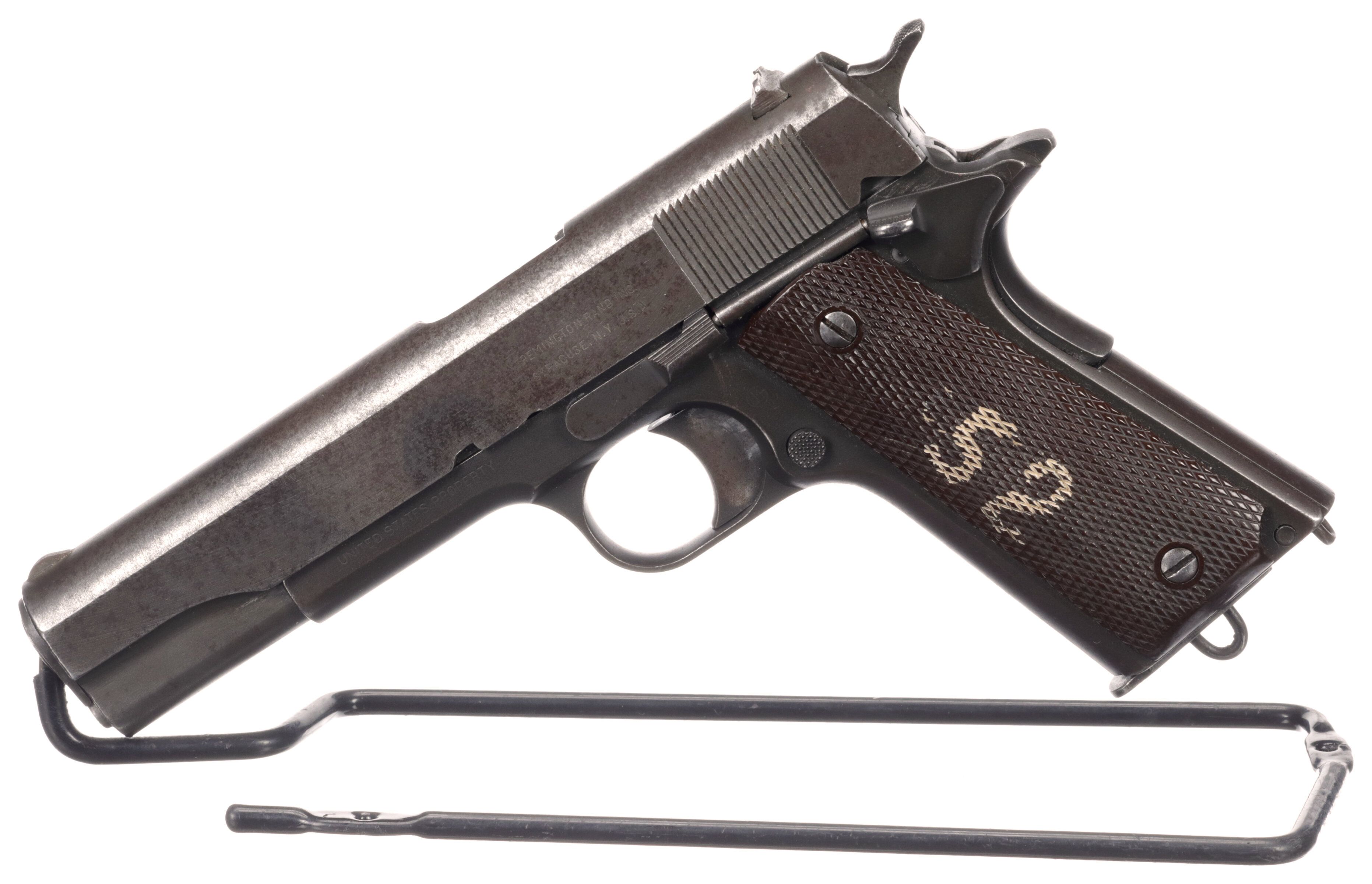 Us Coltremington Rand Model 1911 Semi Automatic Pistol Rock Island Auction 5051