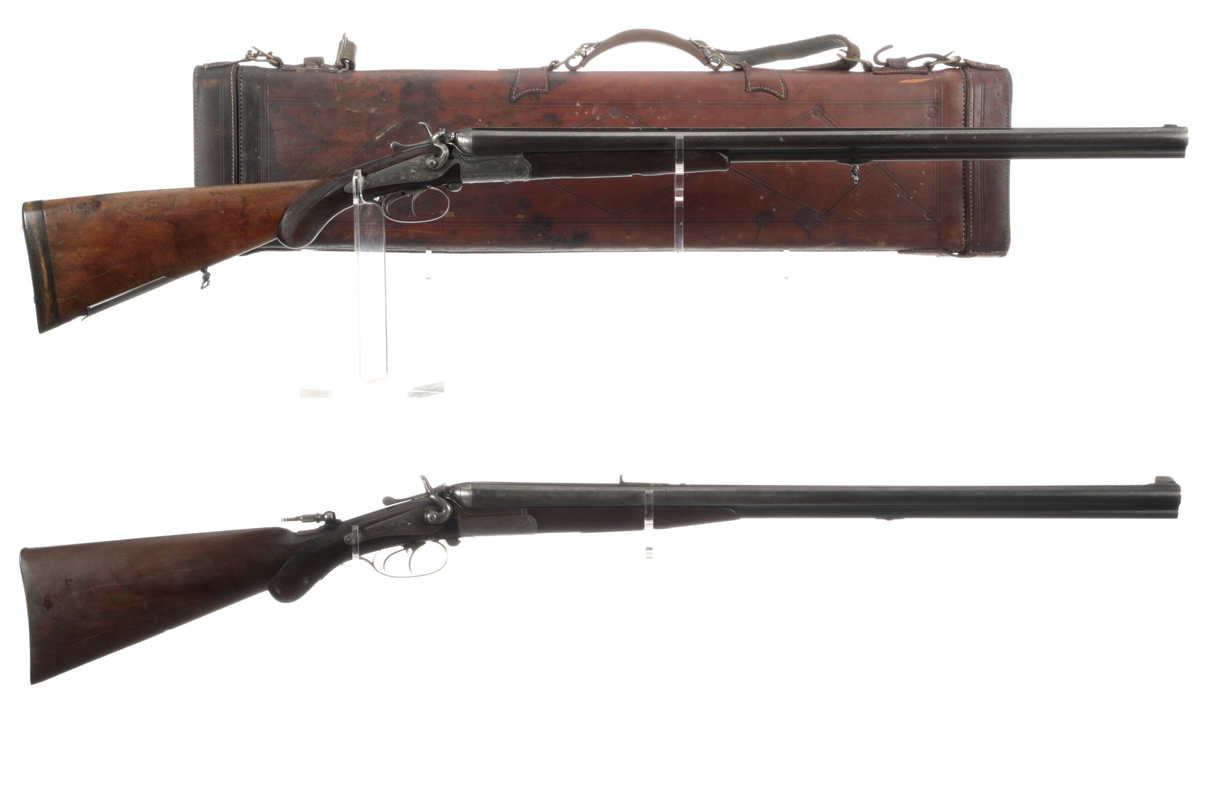 Two Factory Engraved German Hammer Drillings Rock Island Auction