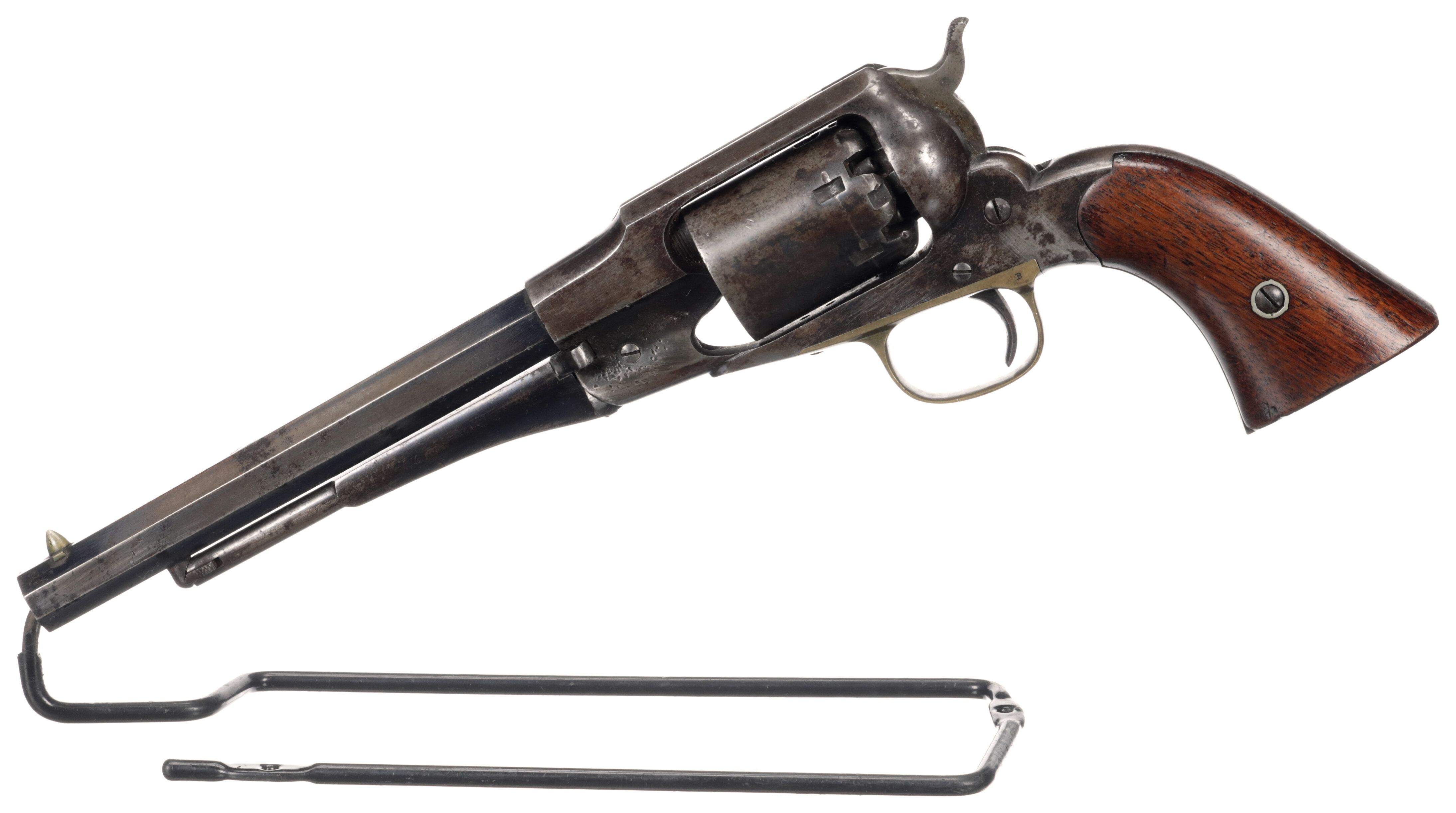 E. Remington & Sons New Model Navy Percussion Revolver Rock Island