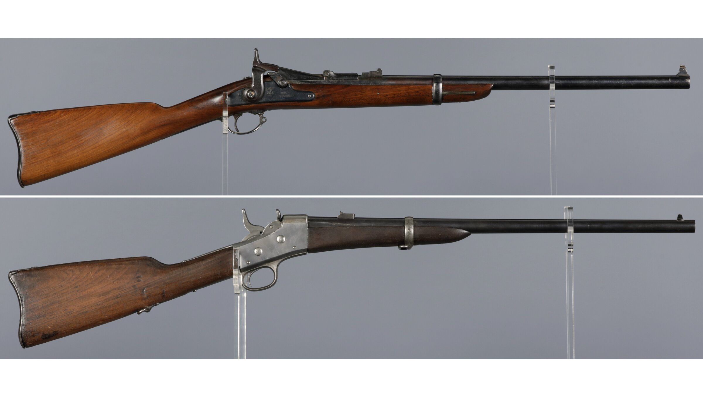 Two Antique American Single Shot Rifles | Rock Island Auction
