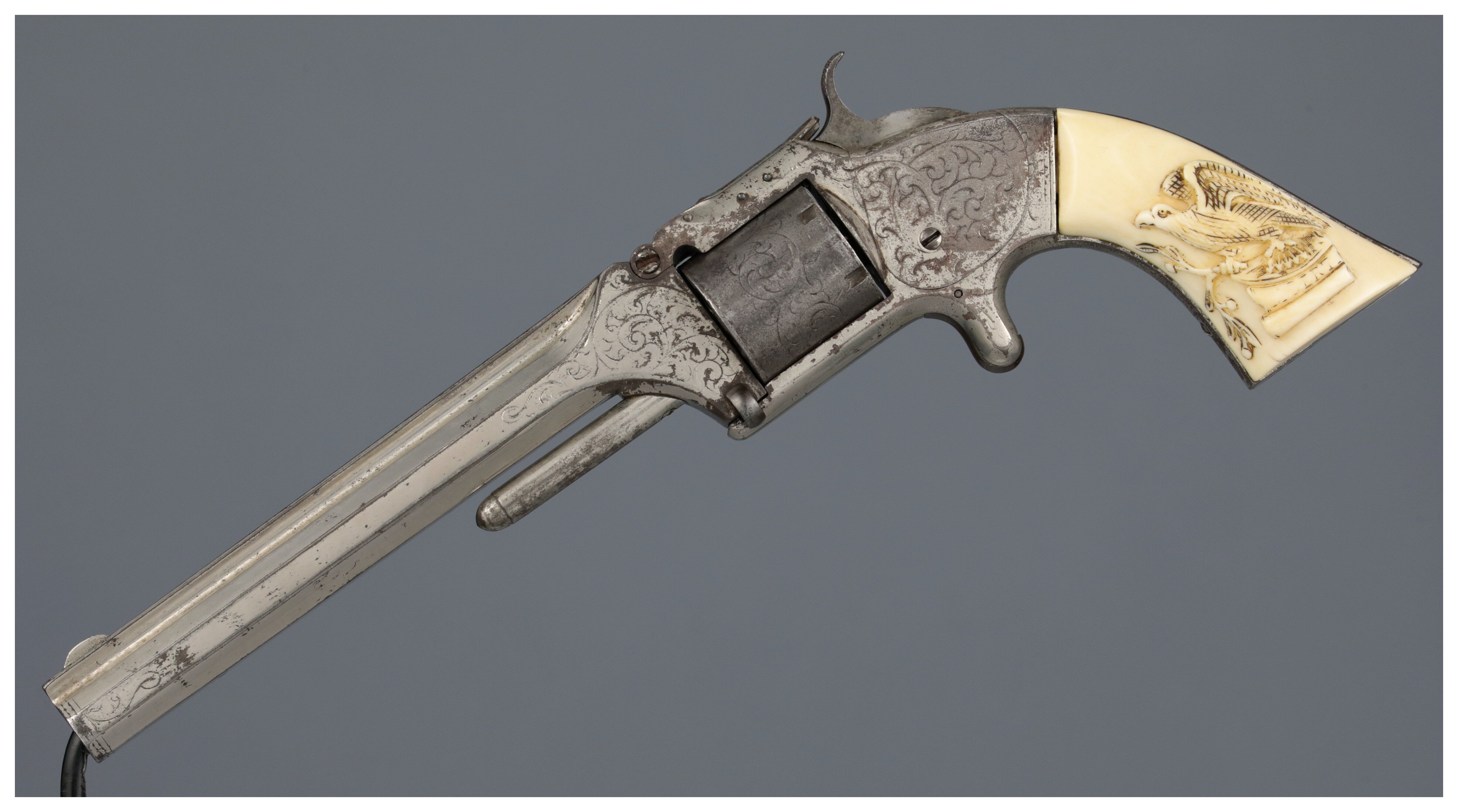 Engraved Smith & Wesson Model No. 2 