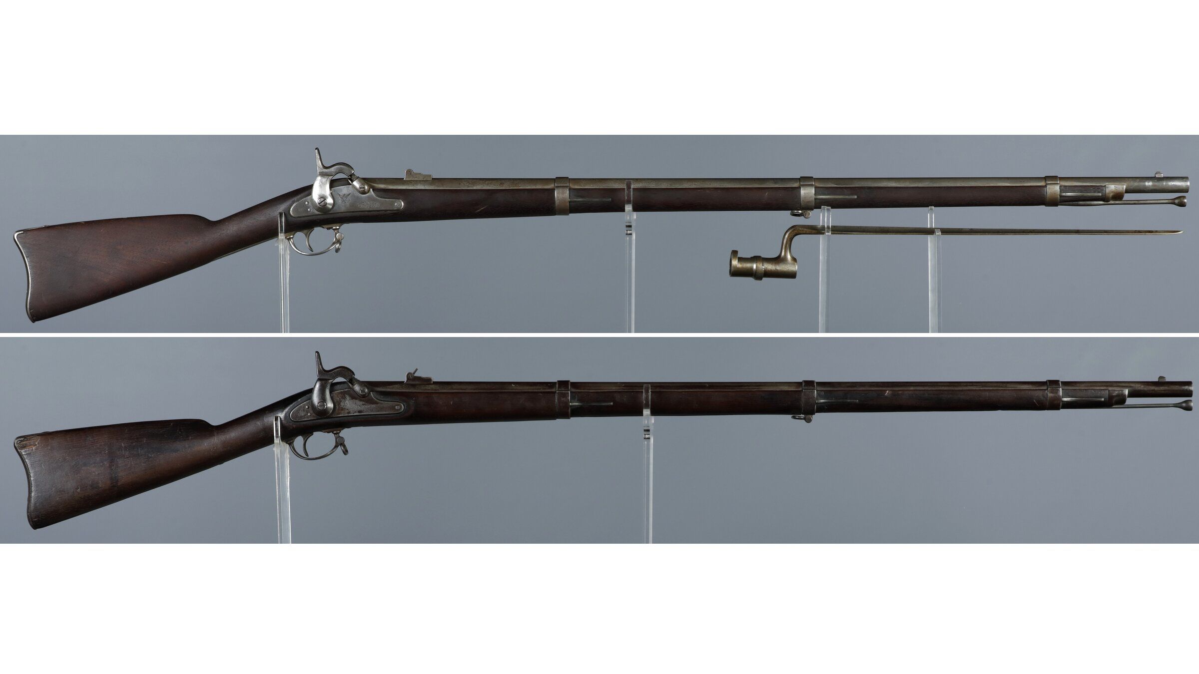 Two Civil War U.S. Contract Model 1861 Percussion Rifle-Muskets | Rock ...