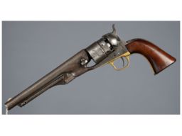 U.S. Colt Model 1860 Army  Revolver Inscribed to a Civil War Vet