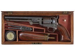 Cased Samuel Colt Presentation Colt Model 1851 Navy Revolver