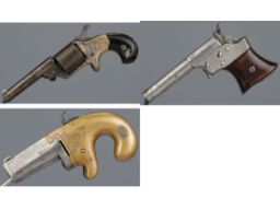 Three American Antique Handguns