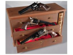 Cased Colt Bicentennial Three Revolver Set with Armsmear Book 
