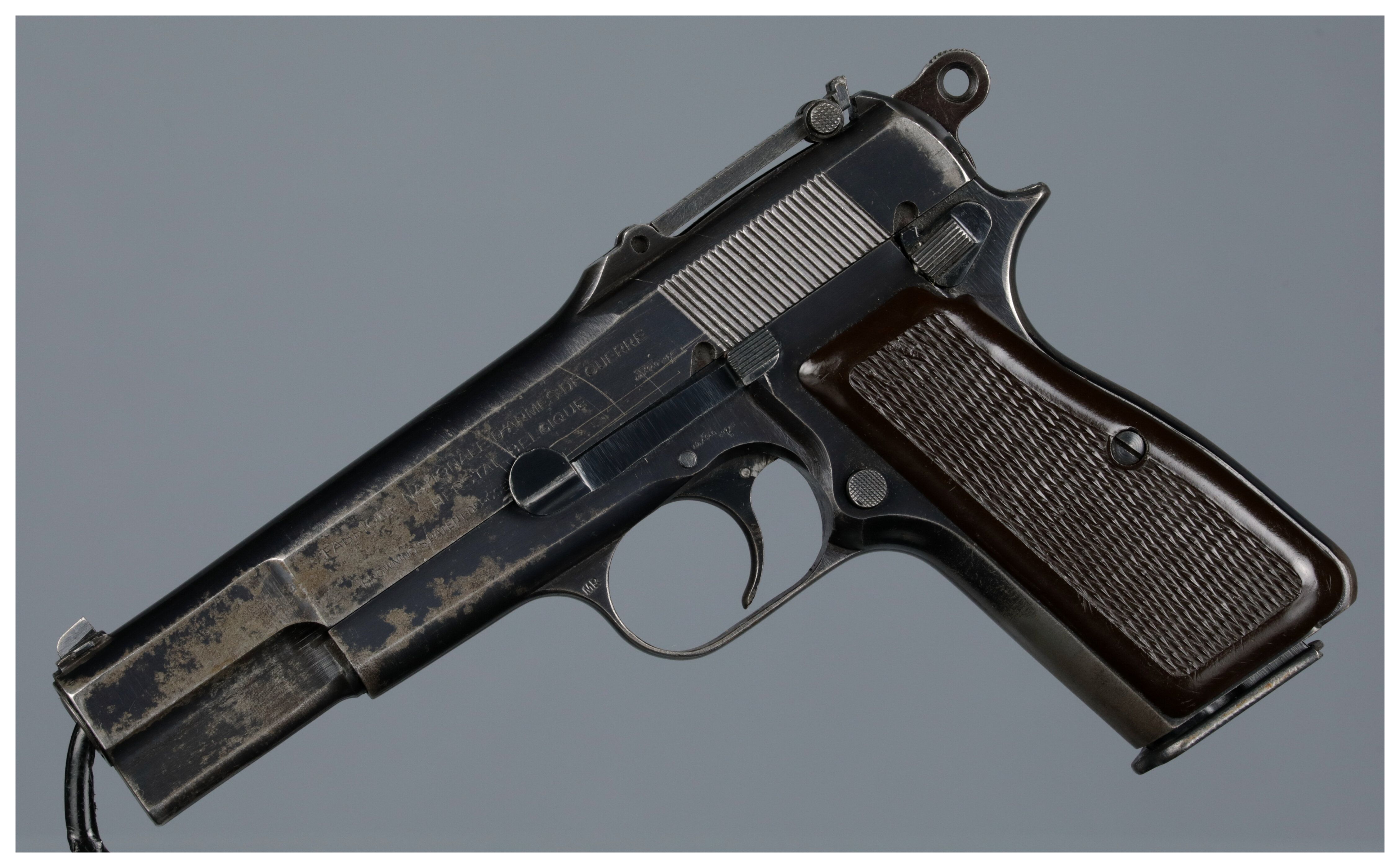 WWII German Occupation Fabrique Nationale High-Power 1935 Pistol | Rock ...