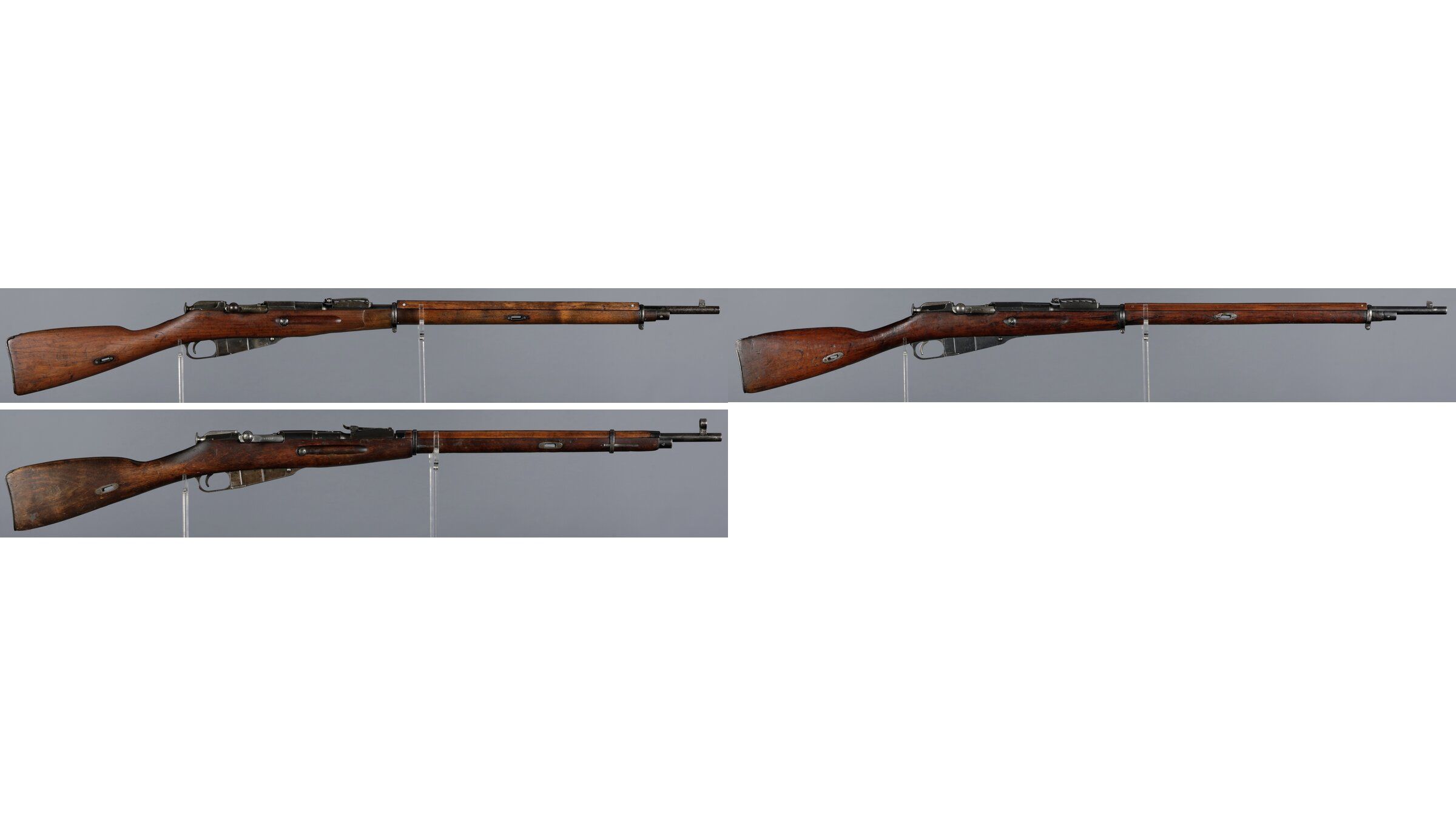 Three Mosin Nagant Bolt Action Rifles | Rock Island Auction