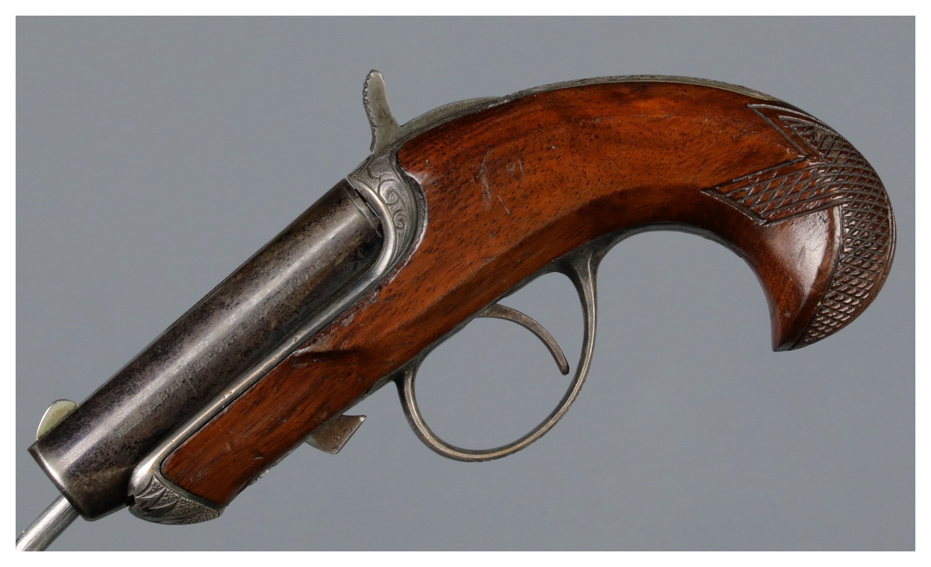 Engraved Williamson Patent Convertible Derringer | Rock Island Auction