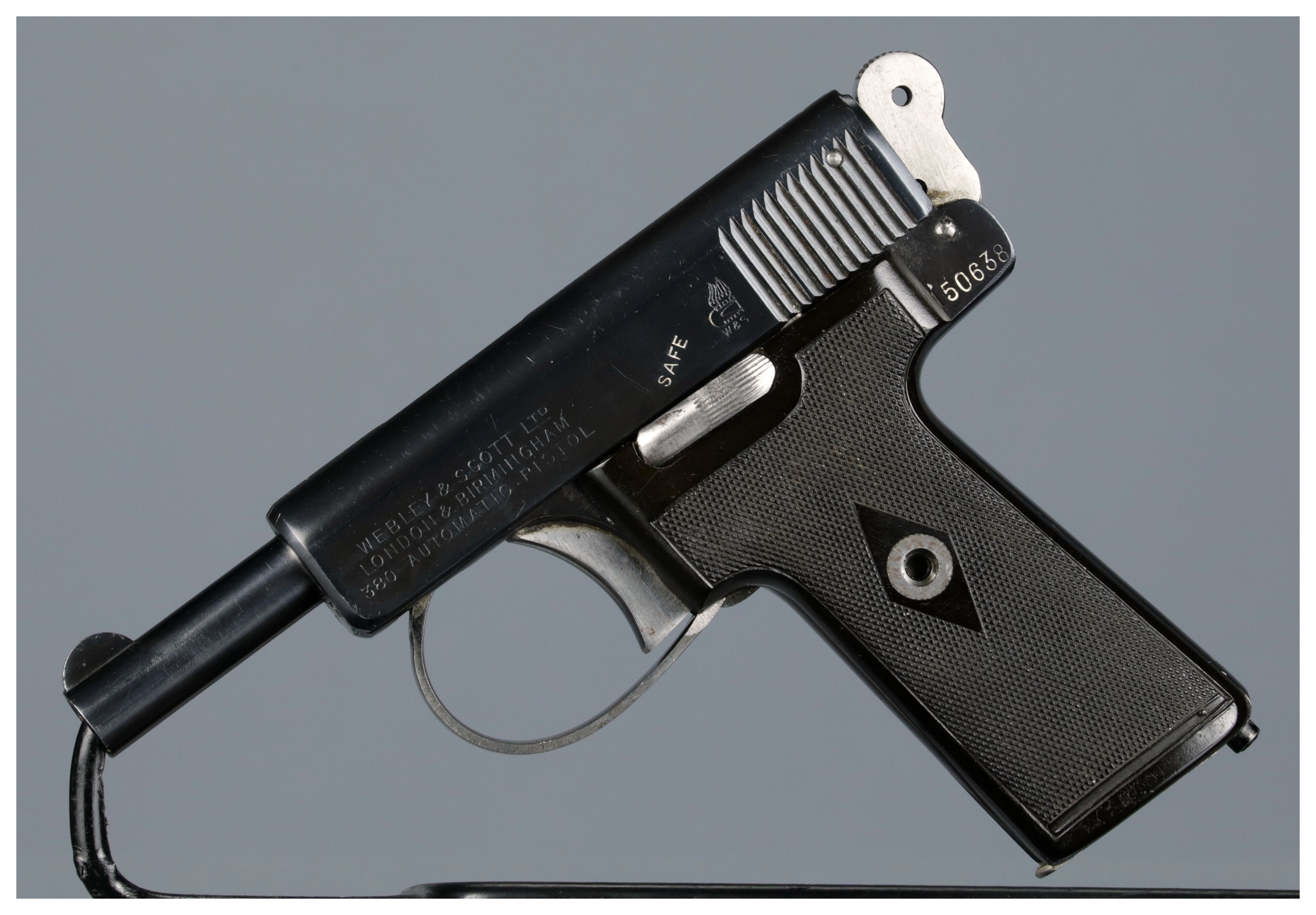 Webley & Scott Model 1910 .380 ACP Semi-Automatic Pistol | Rock