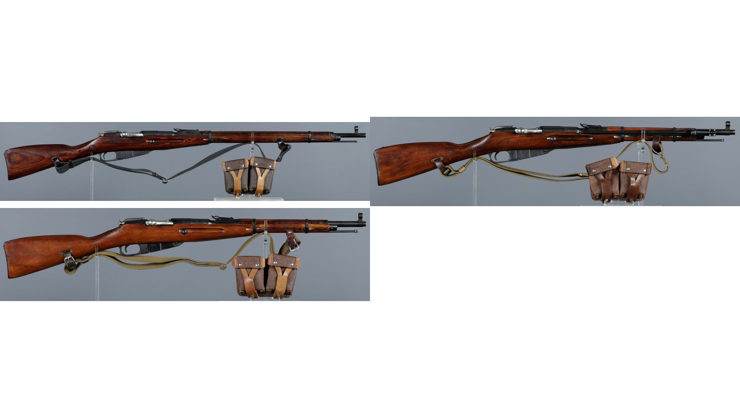 Three Soviet Mosin Nagant Pattern Bolt Action Rifles | Rock Island Auction