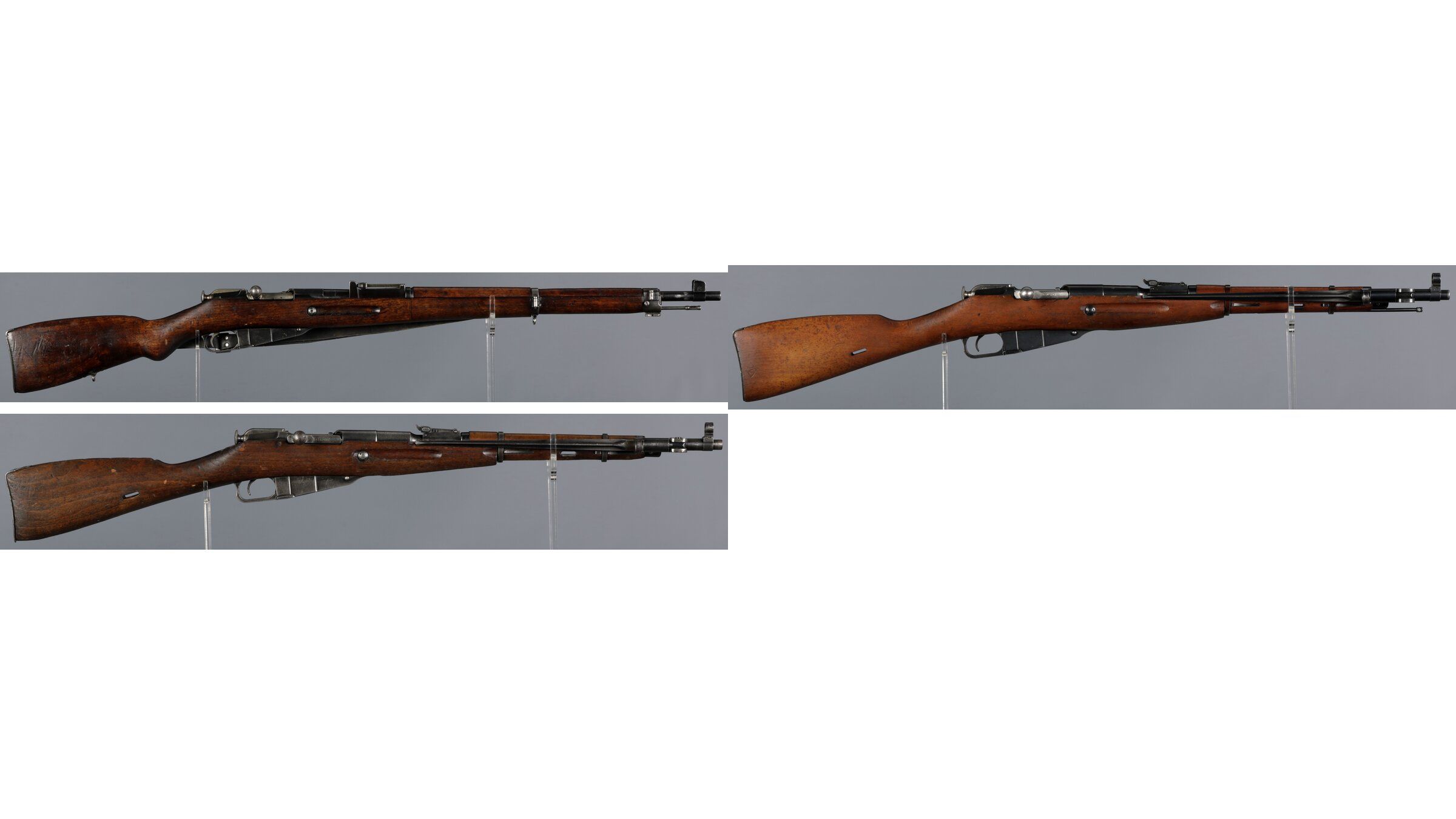 Three Mosin Nagant Bolt Action Long Arms | Rock Island Auction