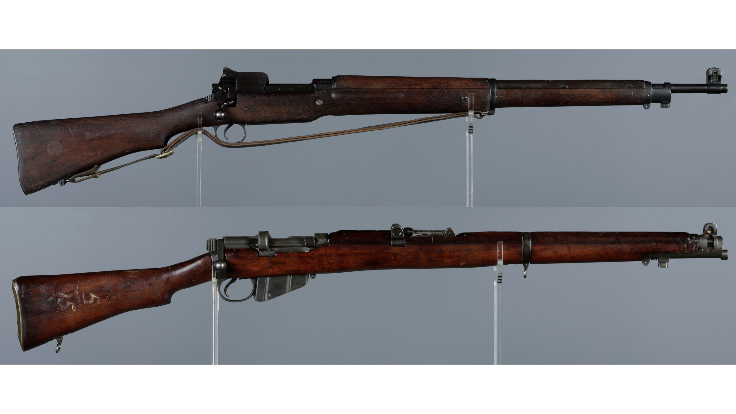 Two British Military Bolt Action Rifles | Rock Island Auction
