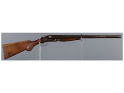 "W.F. & Co. EX. 325" Marked Ithaca Double Barrel Hammer Shotgun