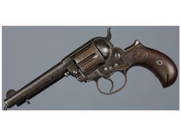 Pinkerton Agency Marked Colt Model 1877 Thunderer Revolver